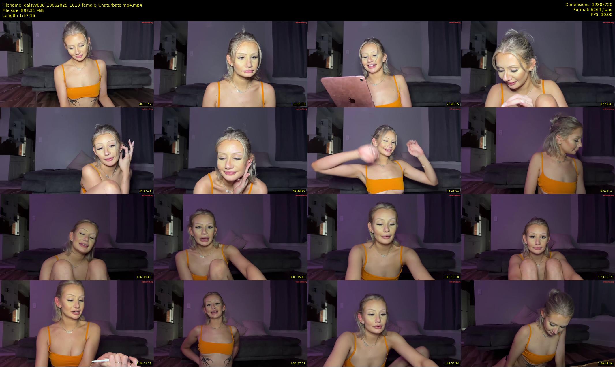 daisyy888 — 118 minute Chaturbate couple cam show recording, 720p, Jun 19, 2025