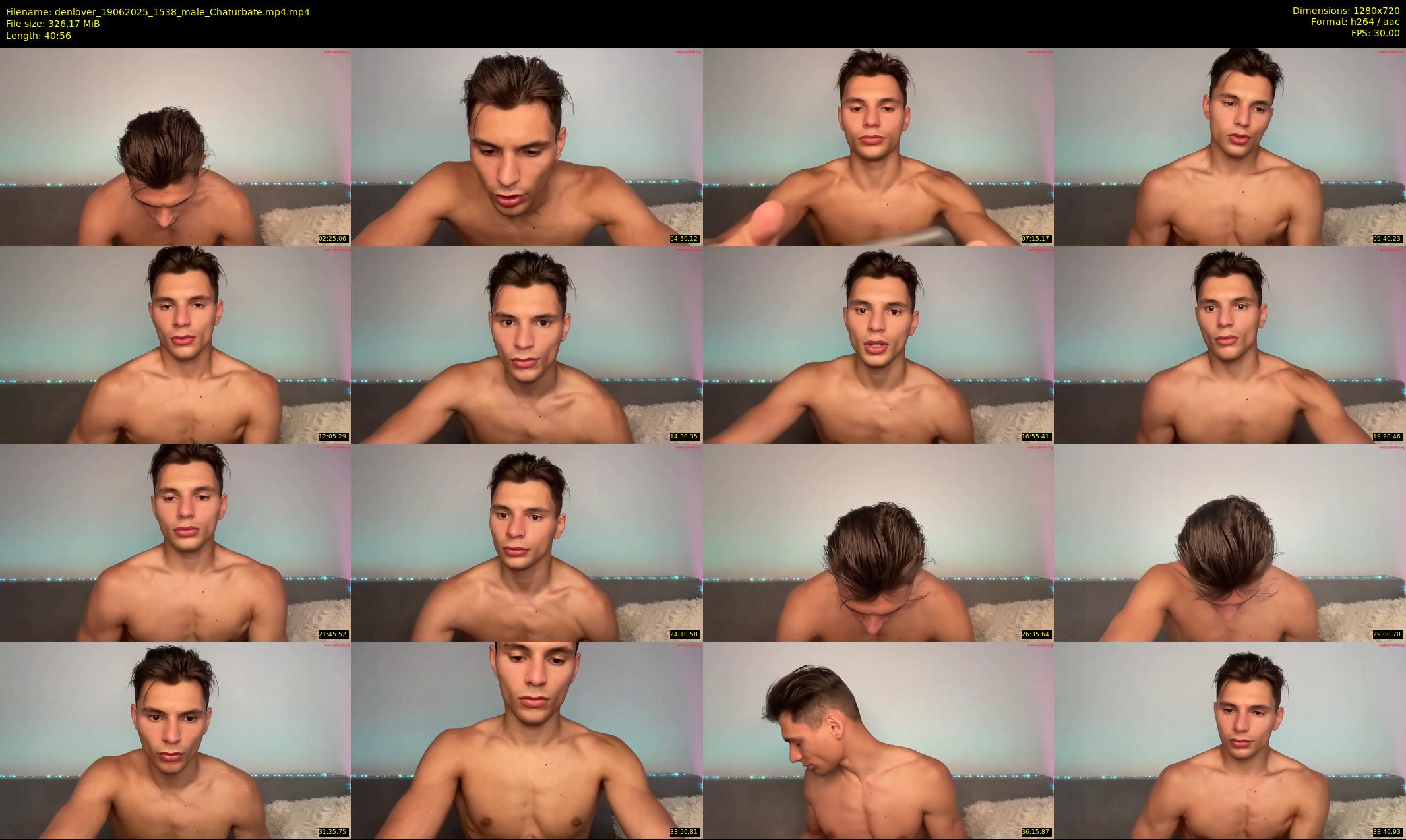 denlover — 41 minute Chaturbate male cam show recording, 720p, Jun 19, 2025