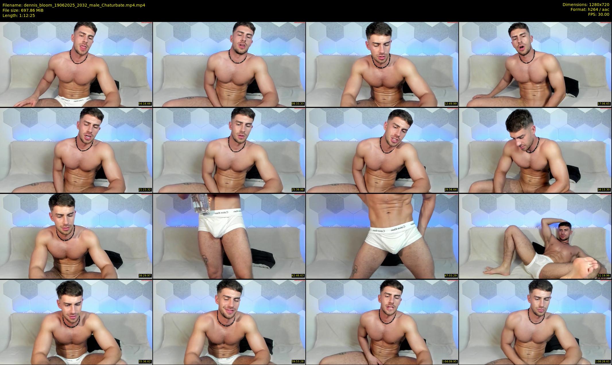 dennis_bloom — 73 minute Chaturbate male cam show recording, 720p, Jun 19, 2025