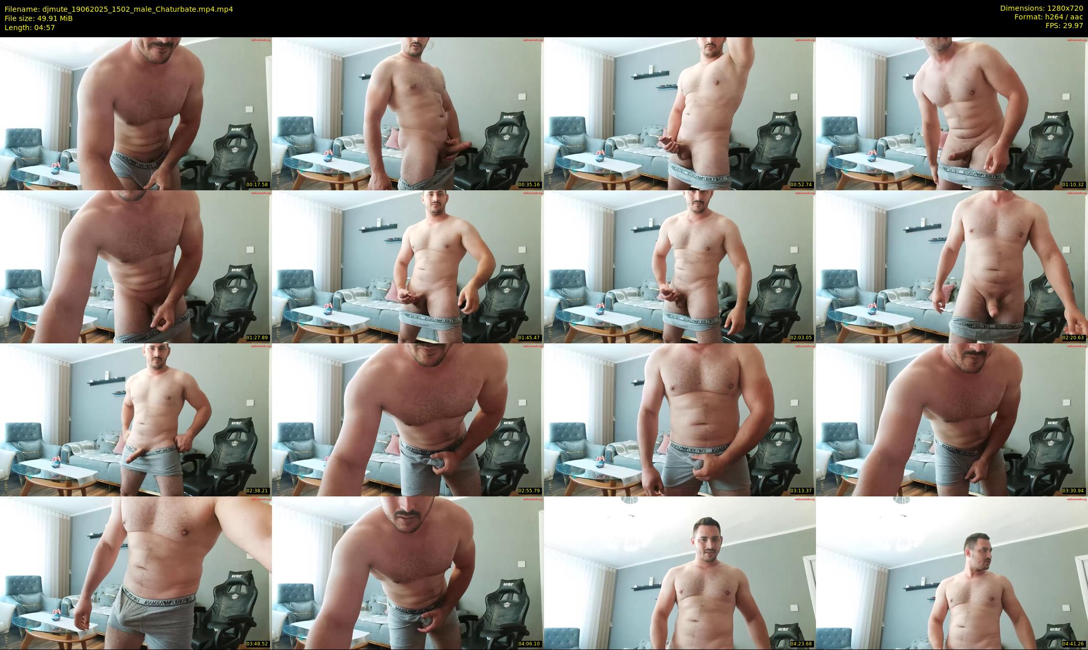 djmute — 5 minute Chaturbate male cam show recording, 720p, Jun 19, 2025