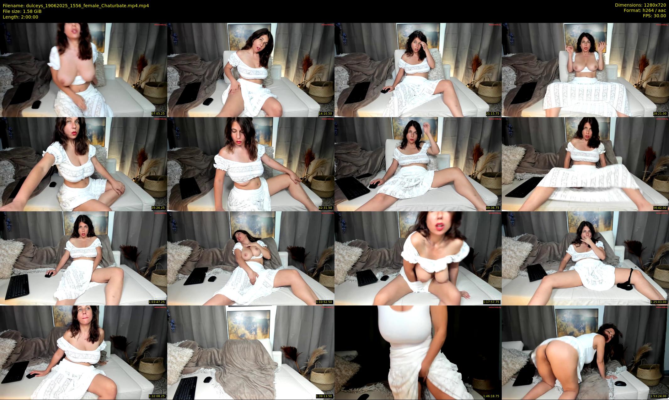 dulceys — 120 minute Chaturbate female cam show recording, 720p, Jun 19, 2025