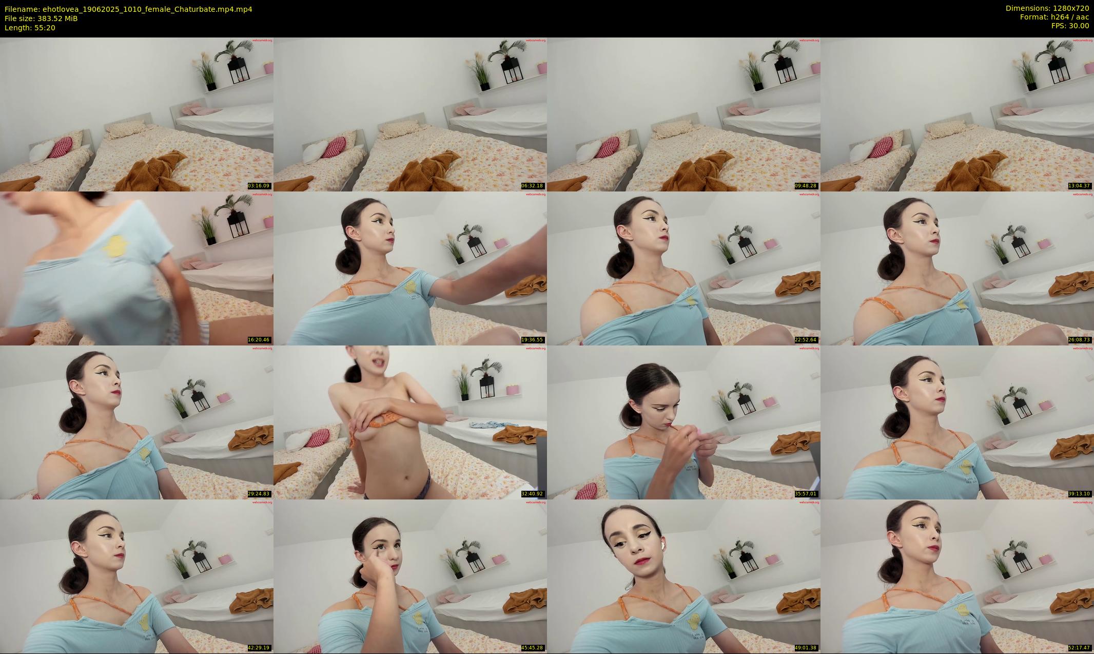 ehotlovea — 56 minute Chaturbate female cam show recording, 720p, Jun 19, 2025