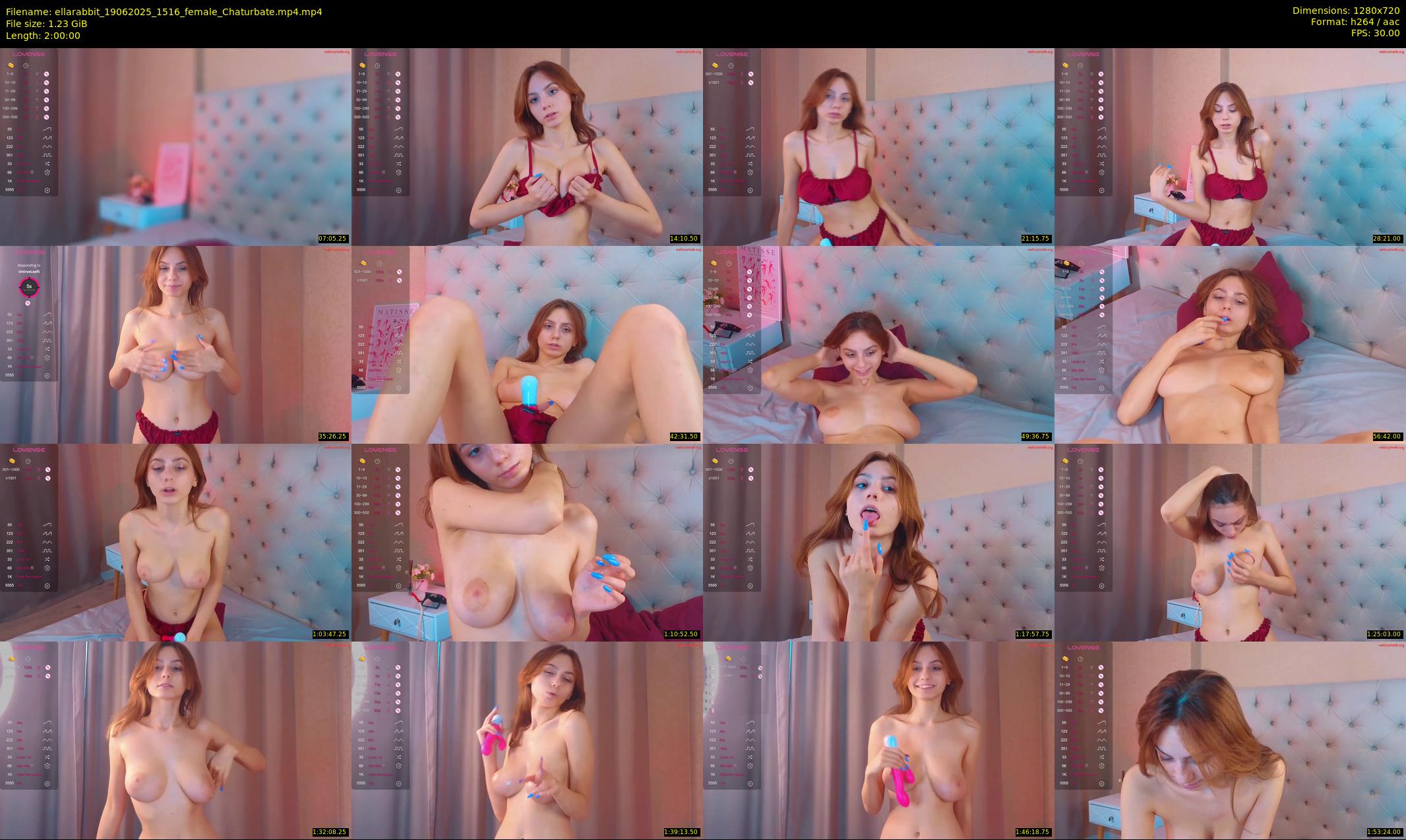 ellarabbit — 120 minute Chaturbate female cam show recording, 720p, Jun 19, 2025