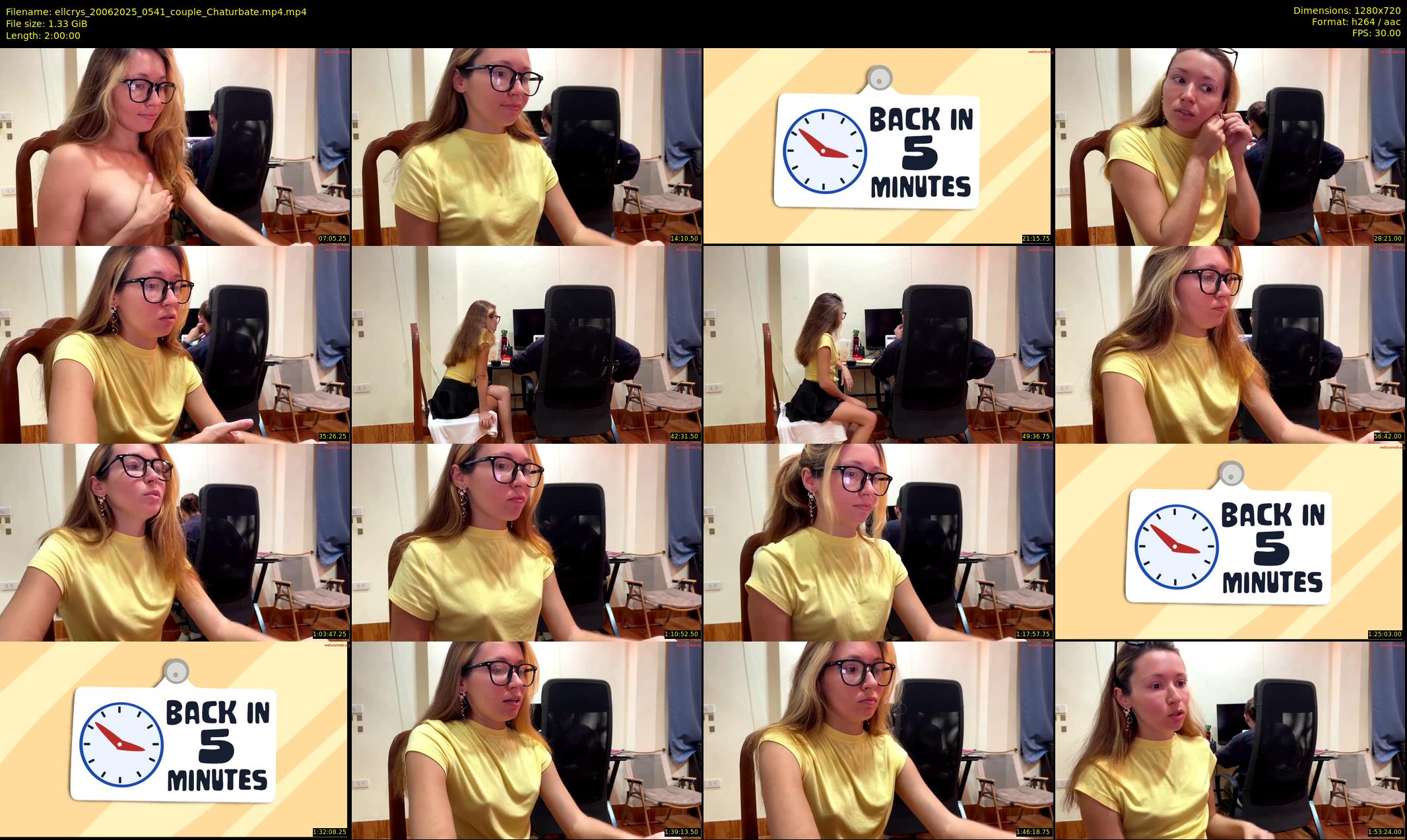 ellcrys — 120 minute Chaturbate couple cam show recording, 720p, Jun 20, 2025