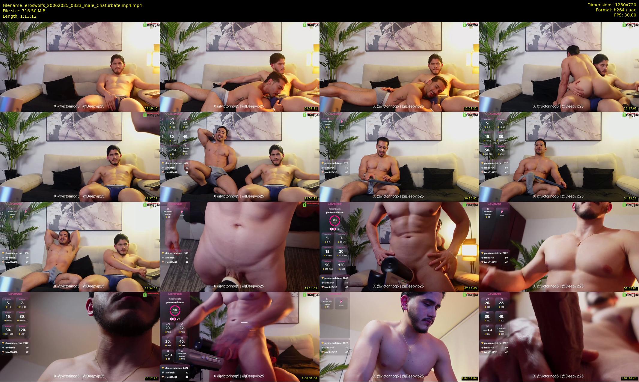 eroswolfs — 74 minute Chaturbate male cam show recording, 720p, Jun 20, 2025