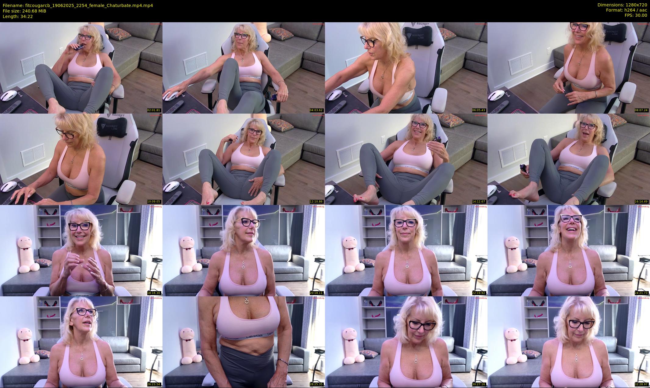 fitcougarcb — 35 minute Chaturbate female cam show recording, 720p, Jun 19, 2025