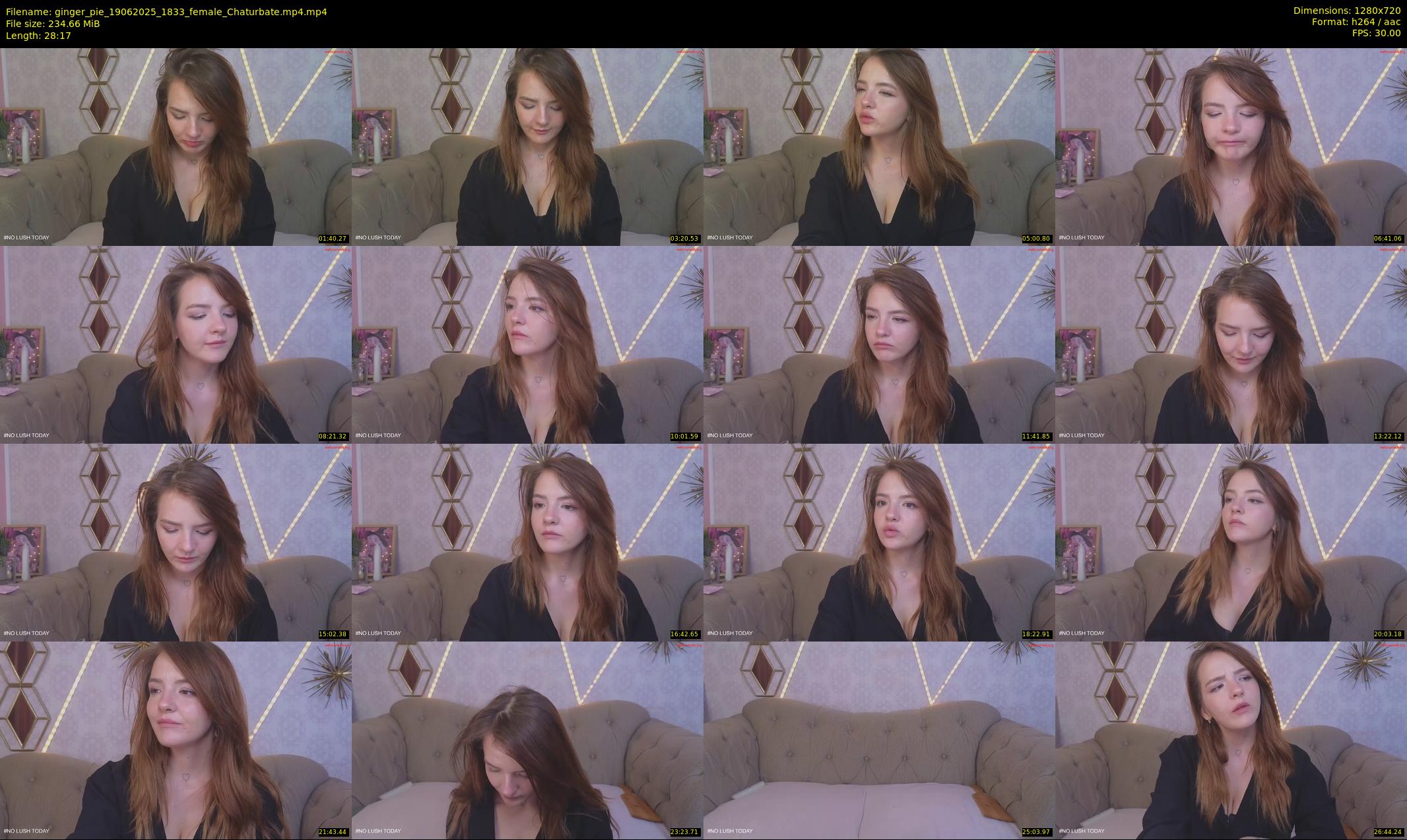ginger_pie — 29 minute Chaturbate female cam show recording, 720p, Jun 19, 2025