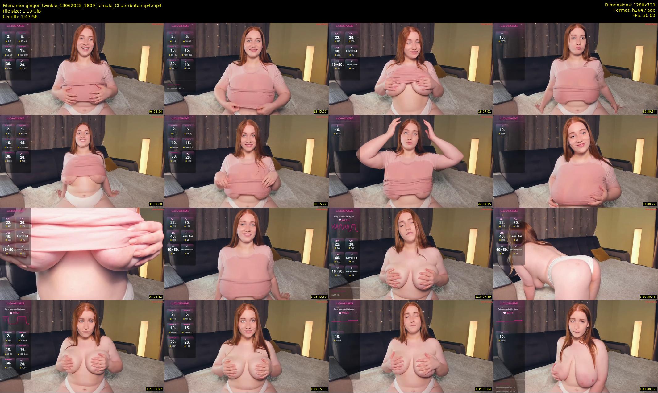 ginger_twinkle — 108 minute Chaturbate female cam show recording, 720p, Jun 19, 2025