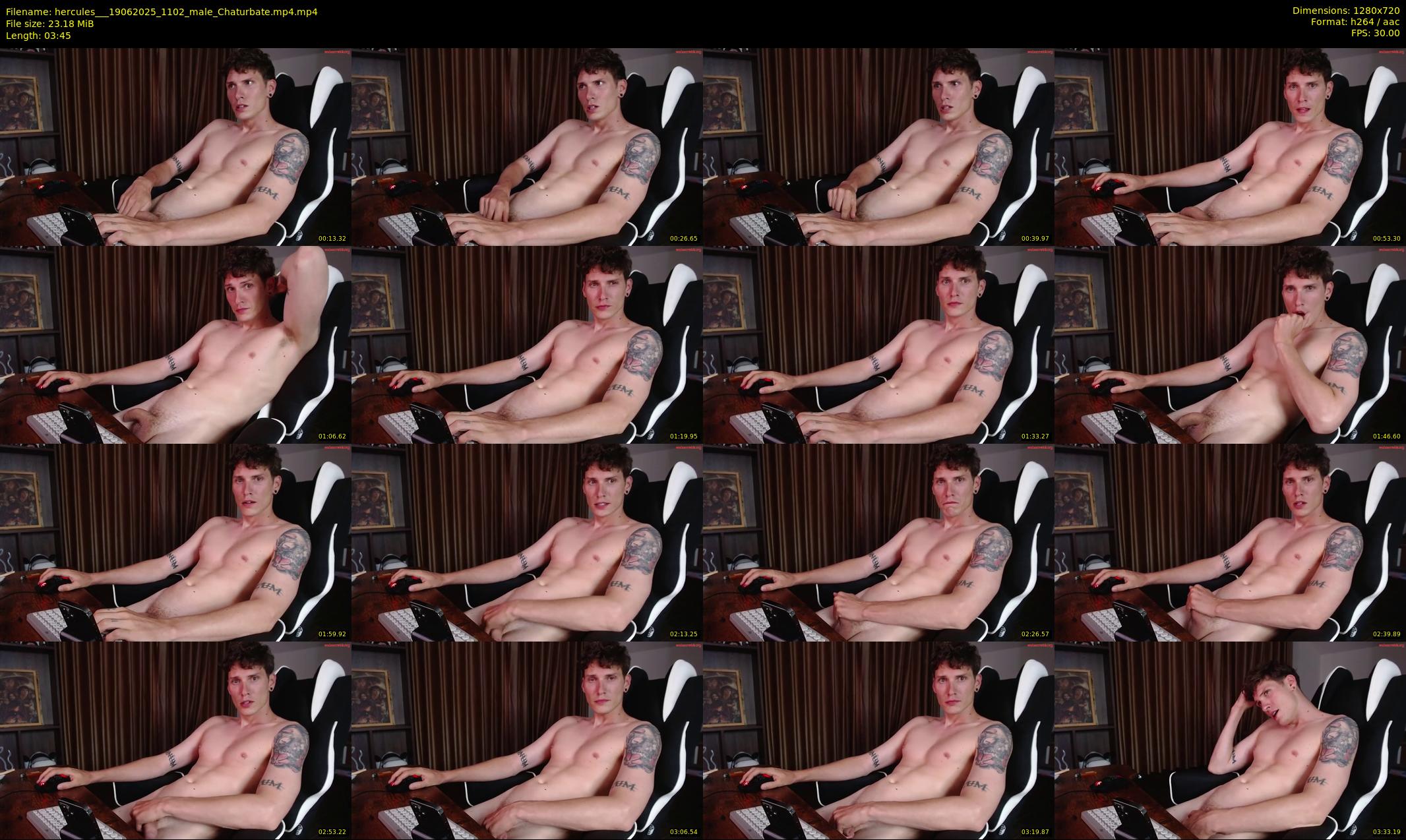 hercules__ — 4 minute Chaturbate male cam show recording, 720p, Jun 19, 2025