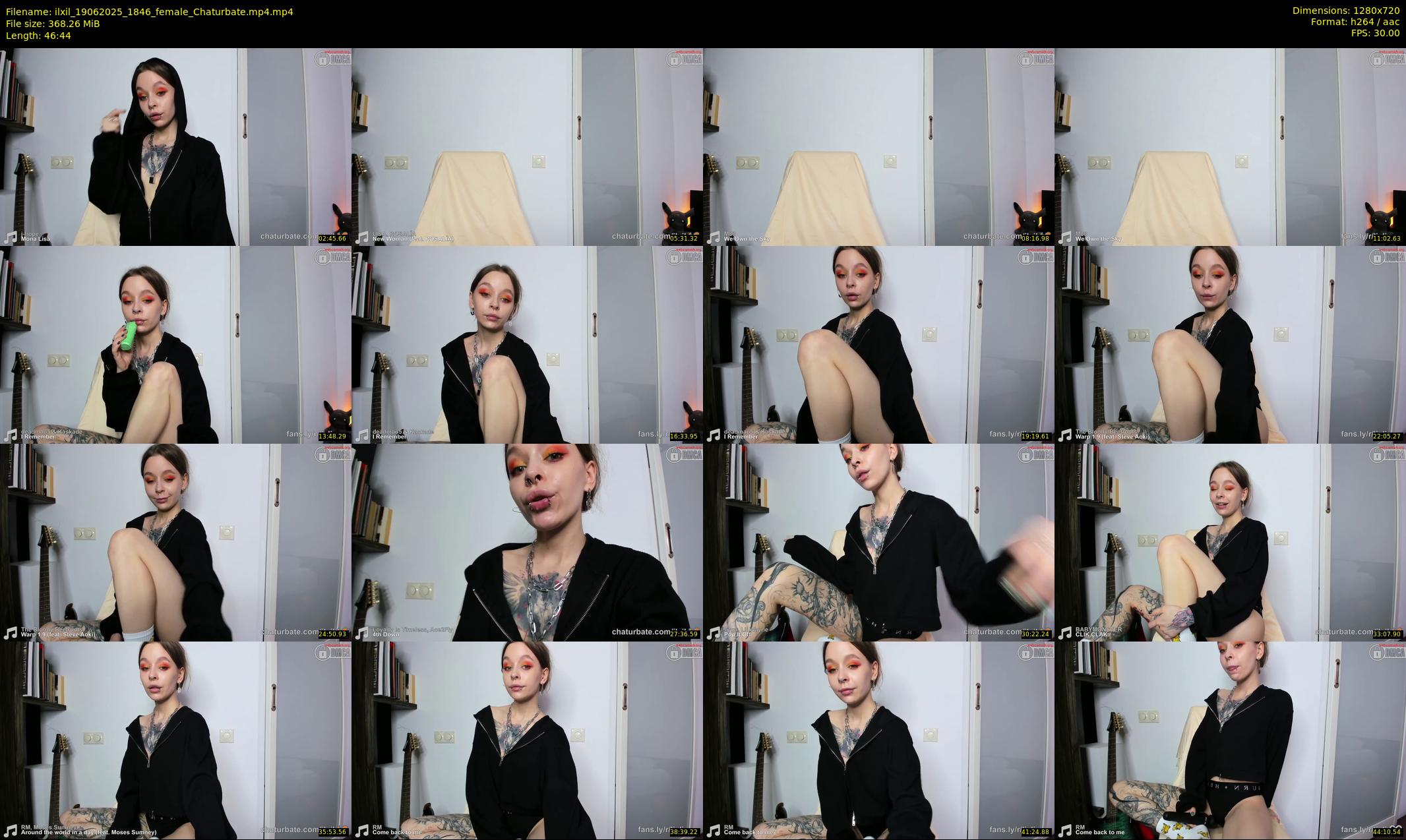 ilxil — 47 minute Chaturbate female cam show recording, 720p, Jun 19, 2025