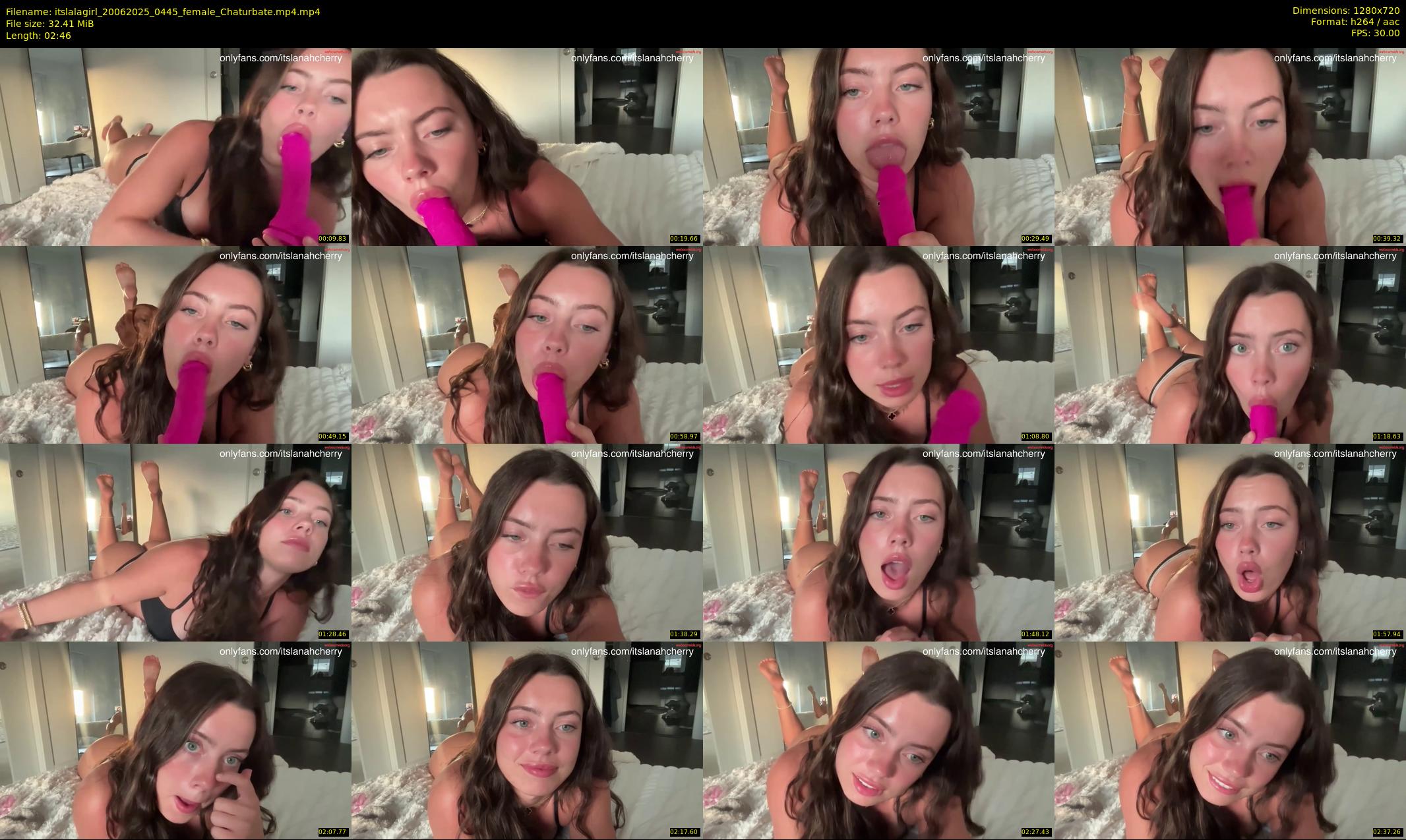itslalagirl — 3 minute Chaturbate female cam show recording, 720p, Jun 20, 2025