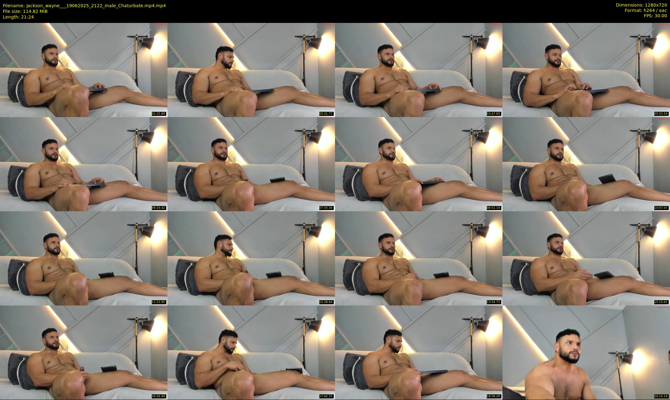 jackson_wayne__ — 22 minute Chaturbate male cam show recording, 720p, Jun 19, 2025