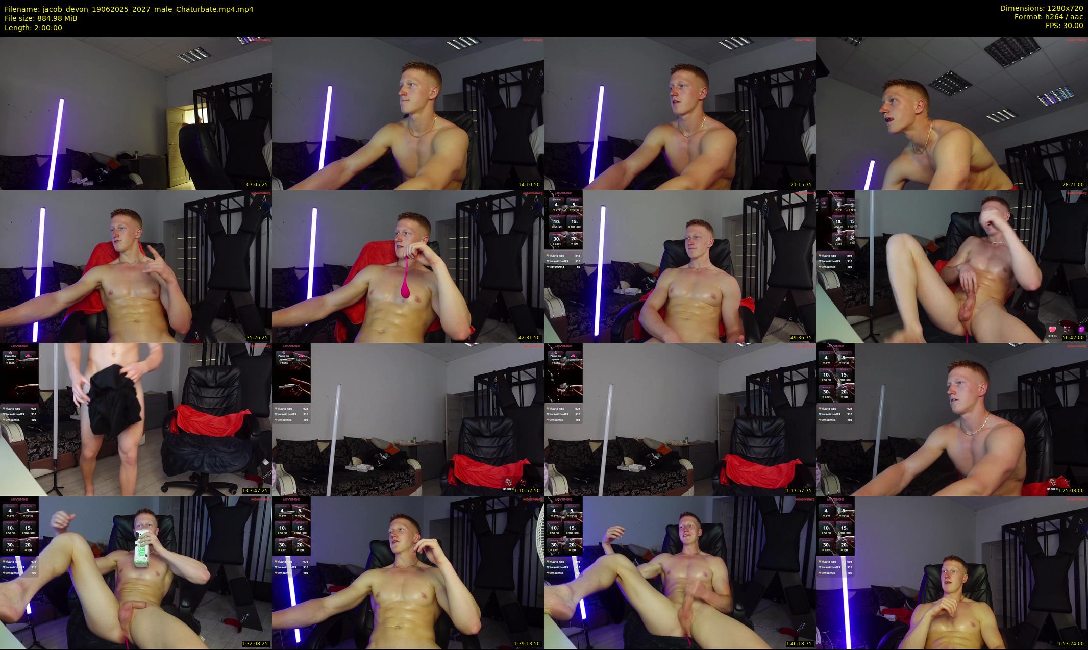 jacob_devon — 120 minute Chaturbate male cam show recording, 720p, Jun 19, 2025