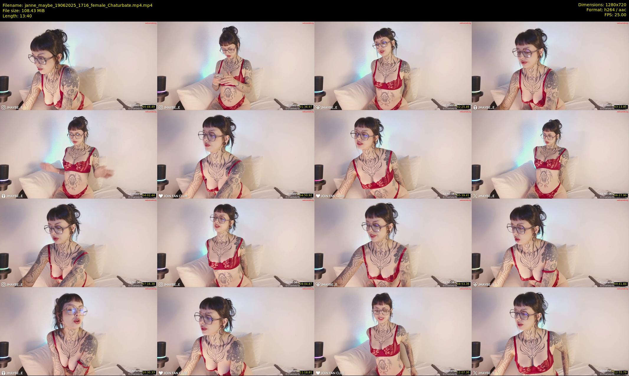 janne_maybe — 14 minute Chaturbate female cam show recording, 720p, Jun 19, 2025