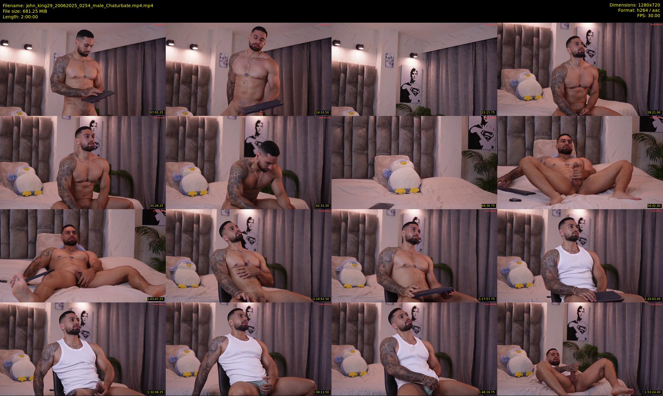 john_king29 — 120 minute Chaturbate male cam show recording, 720p, Jun 20, 2025