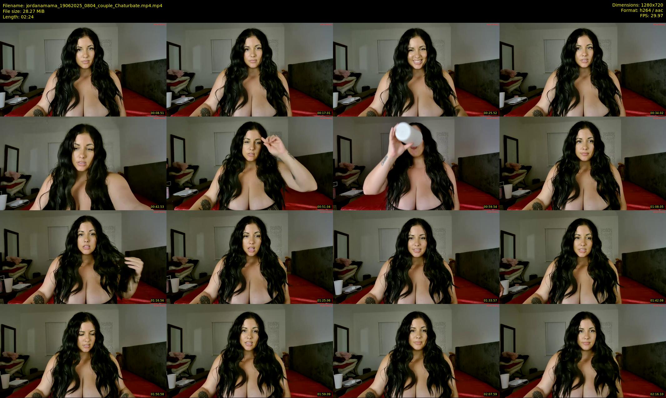 jordanamama — 3 minute Chaturbate couple cam show recording, 720p, Jun 19, 2025