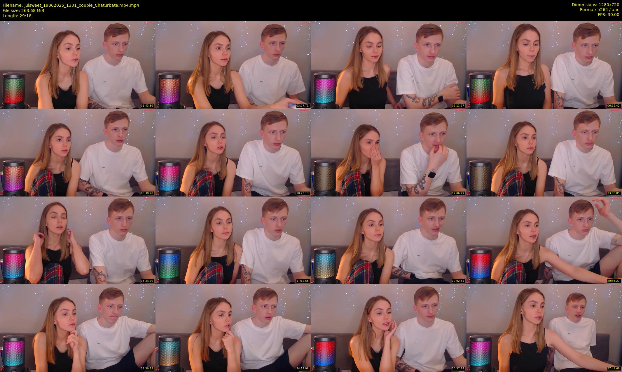 julsweet — 30 minute Chaturbate male cam show recording, 720p, Jun 19, 2025