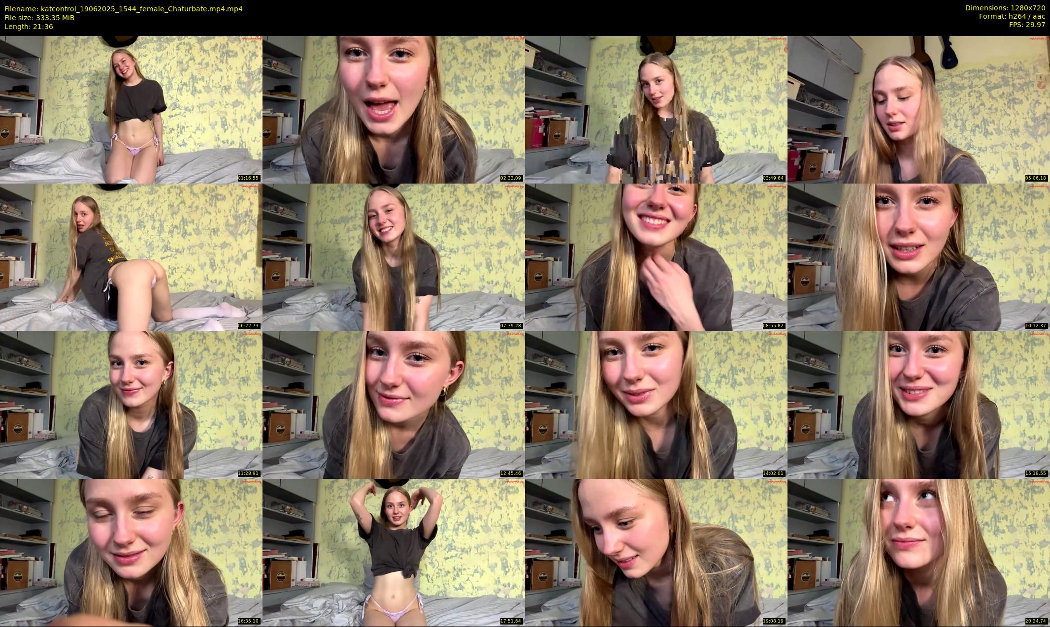 katcontrol — 22 minute Chaturbate female cam show recording, 720p, Jun 19, 2025
