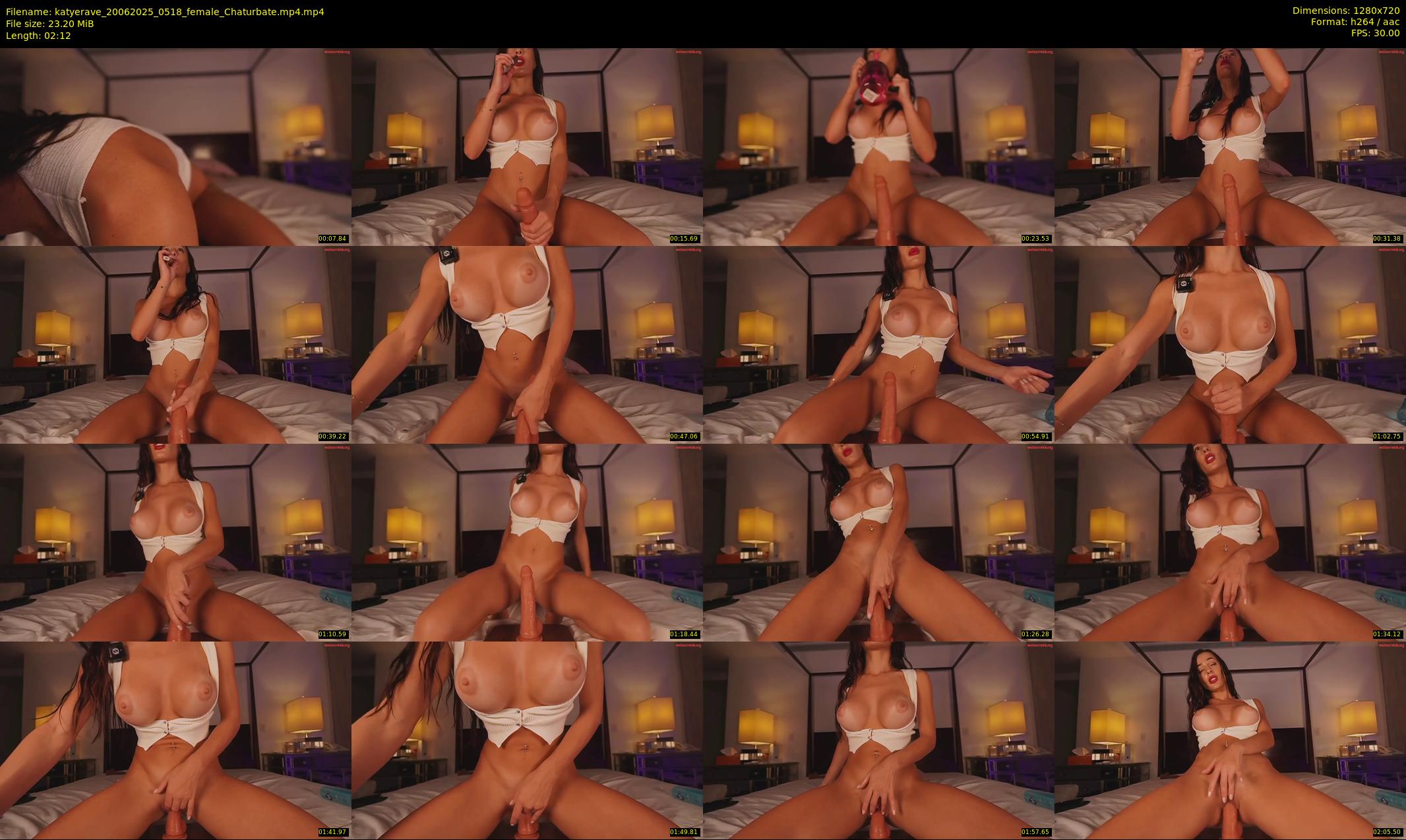 katyerave — 3 minute Chaturbate female cam show recording, 720p, Jun 20, 2025