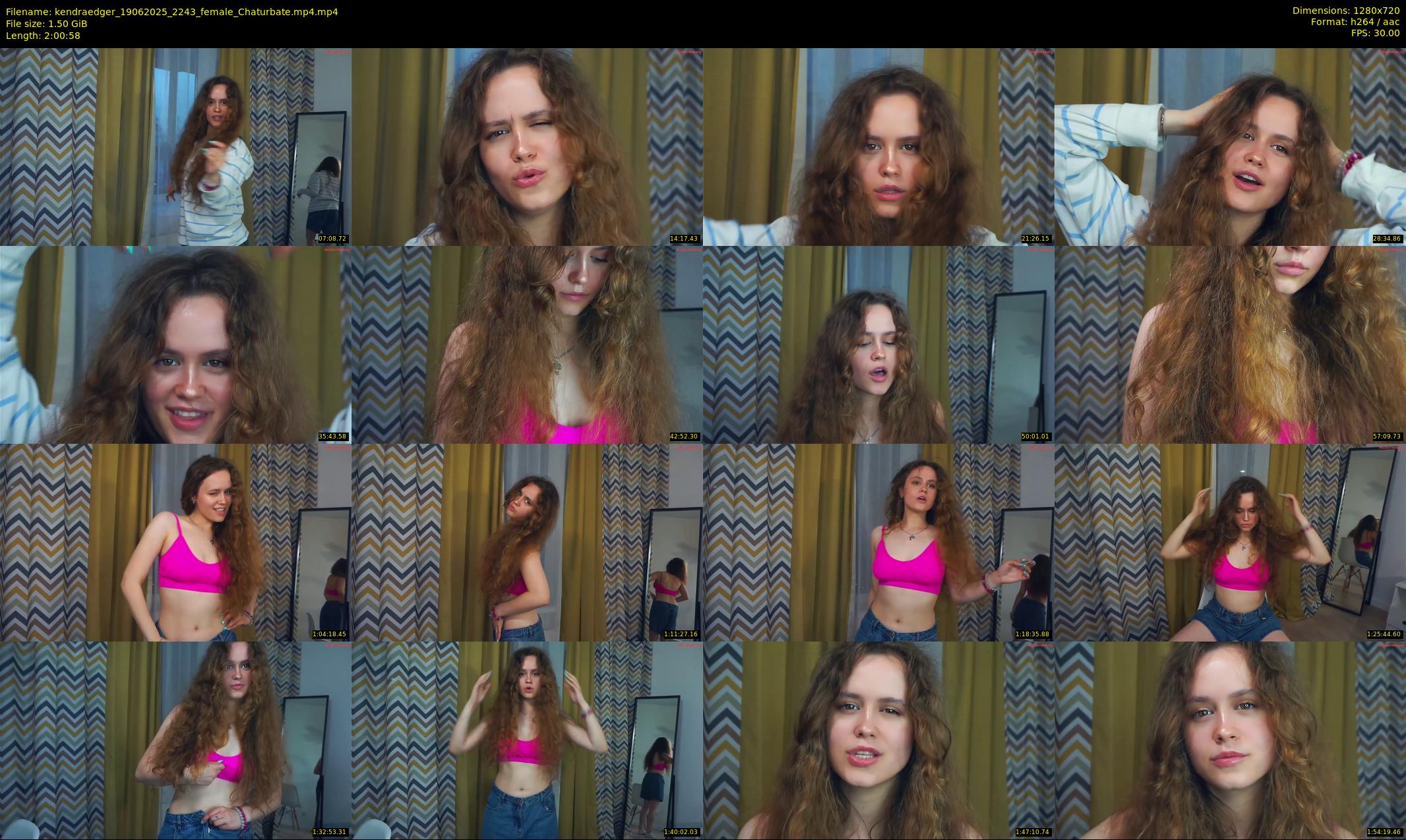 kendraedger — 121 minute Chaturbate female cam show recording, 720p, Jun 19, 2025