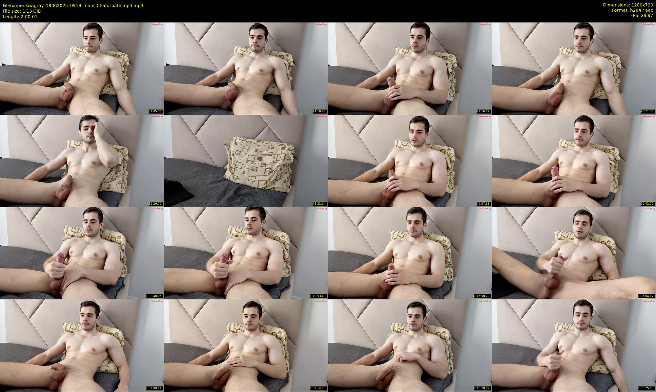 kiwigray — 121 minute Chaturbate male cam show recording, 720p, Jun 19, 2025