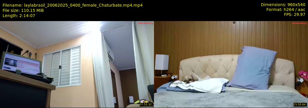 laylabrasil — 135 minute Chaturbate female cam show recording, 480p, Jun 20, 2025