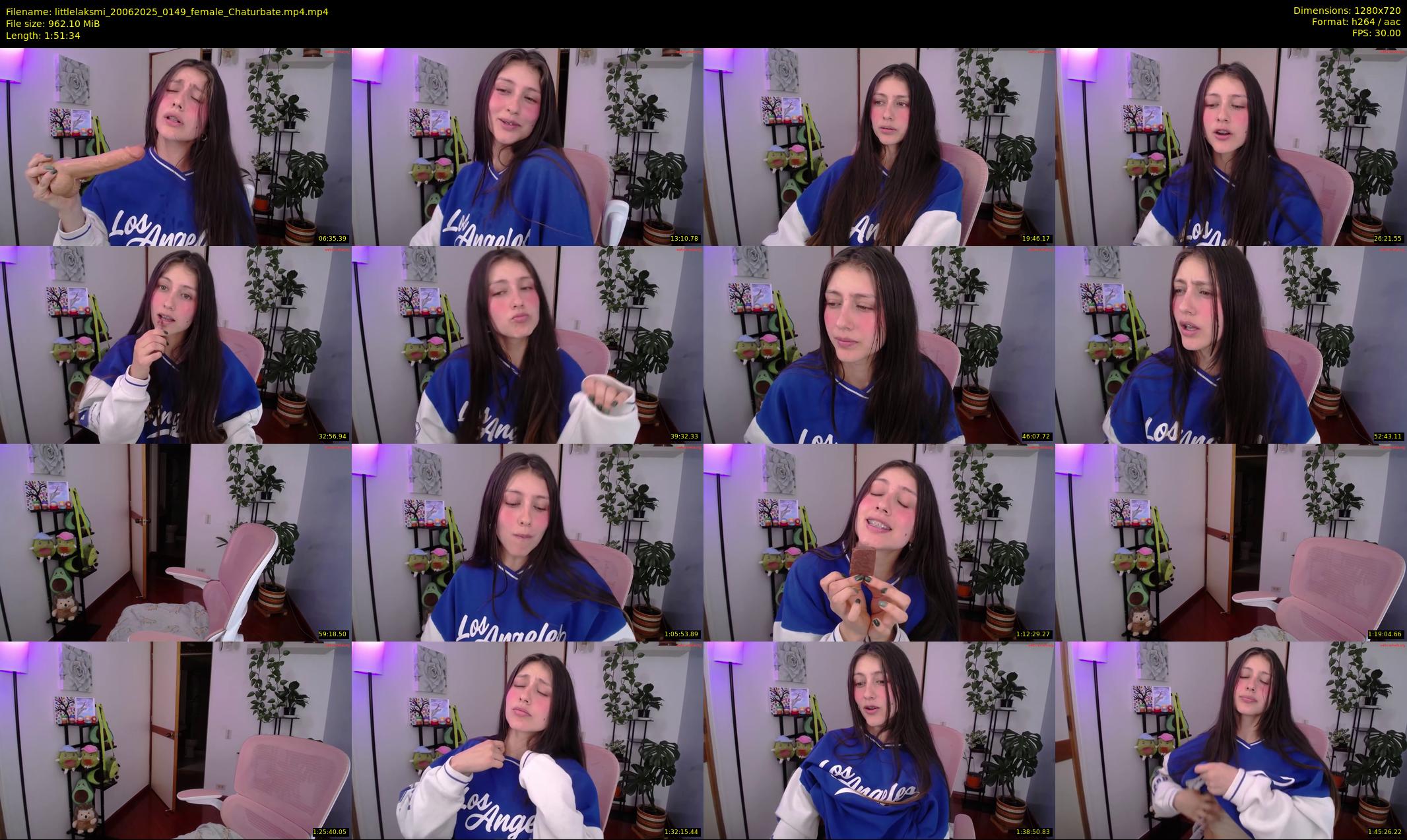littlelaksmi — 112 minute Chaturbate female cam show recording, 720p, Jun 20, 2025