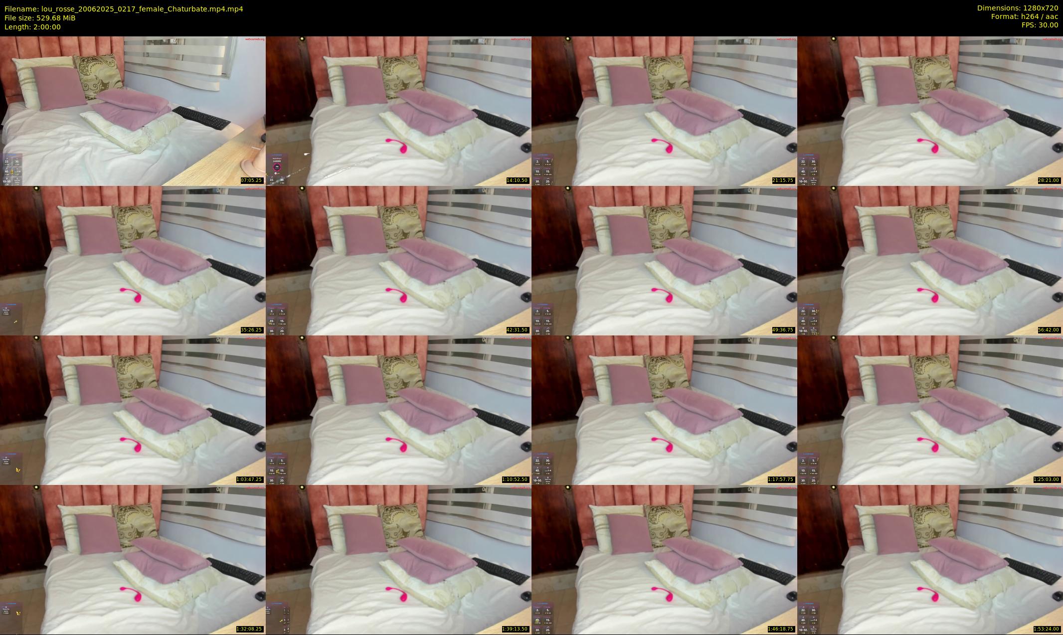 lou_rosse — 120 minute Chaturbate female cam show recording, 720p, Jun 20, 2025