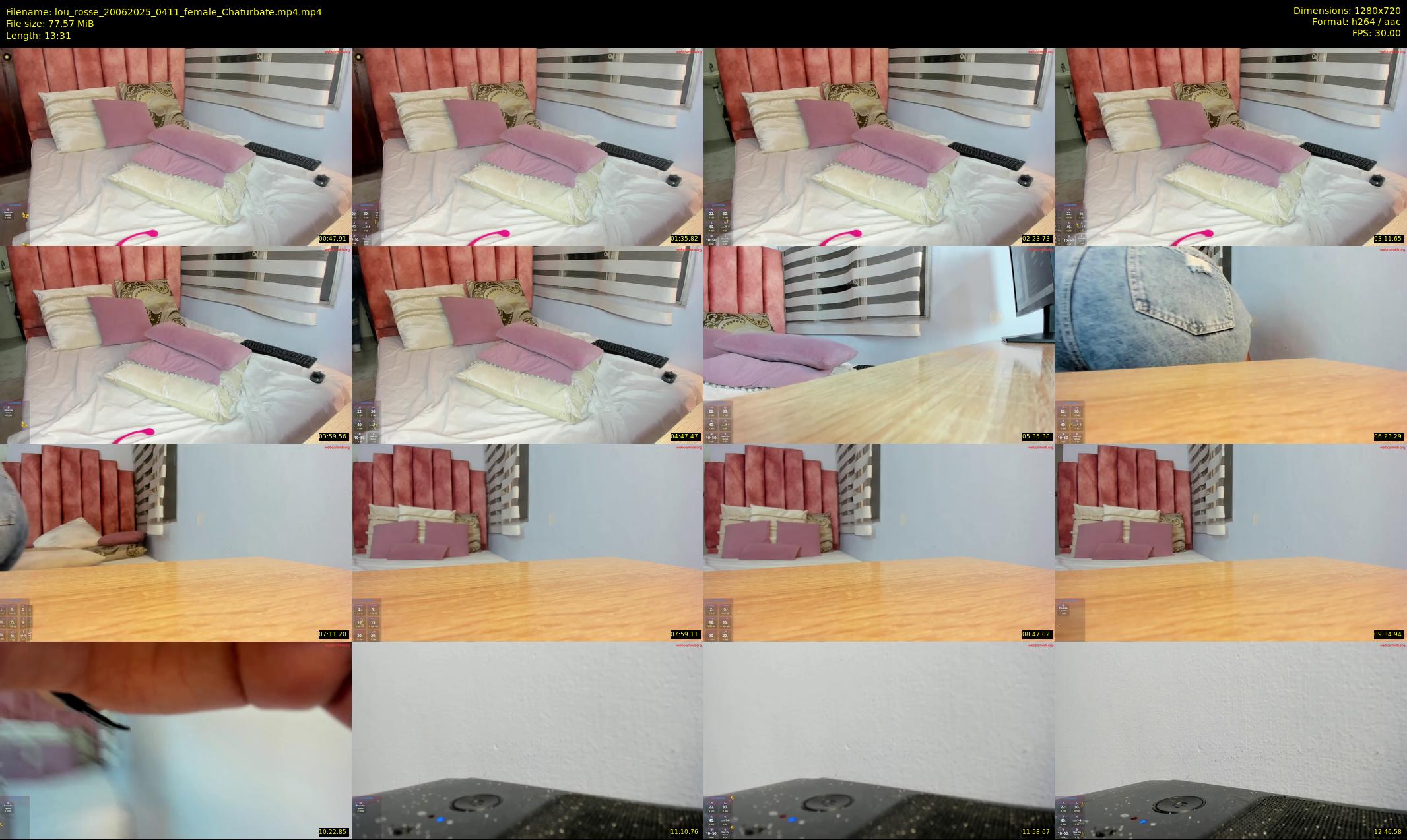 lou_rosse — 14 minute Chaturbate female cam show recording, 720p, Jun 20, 2025