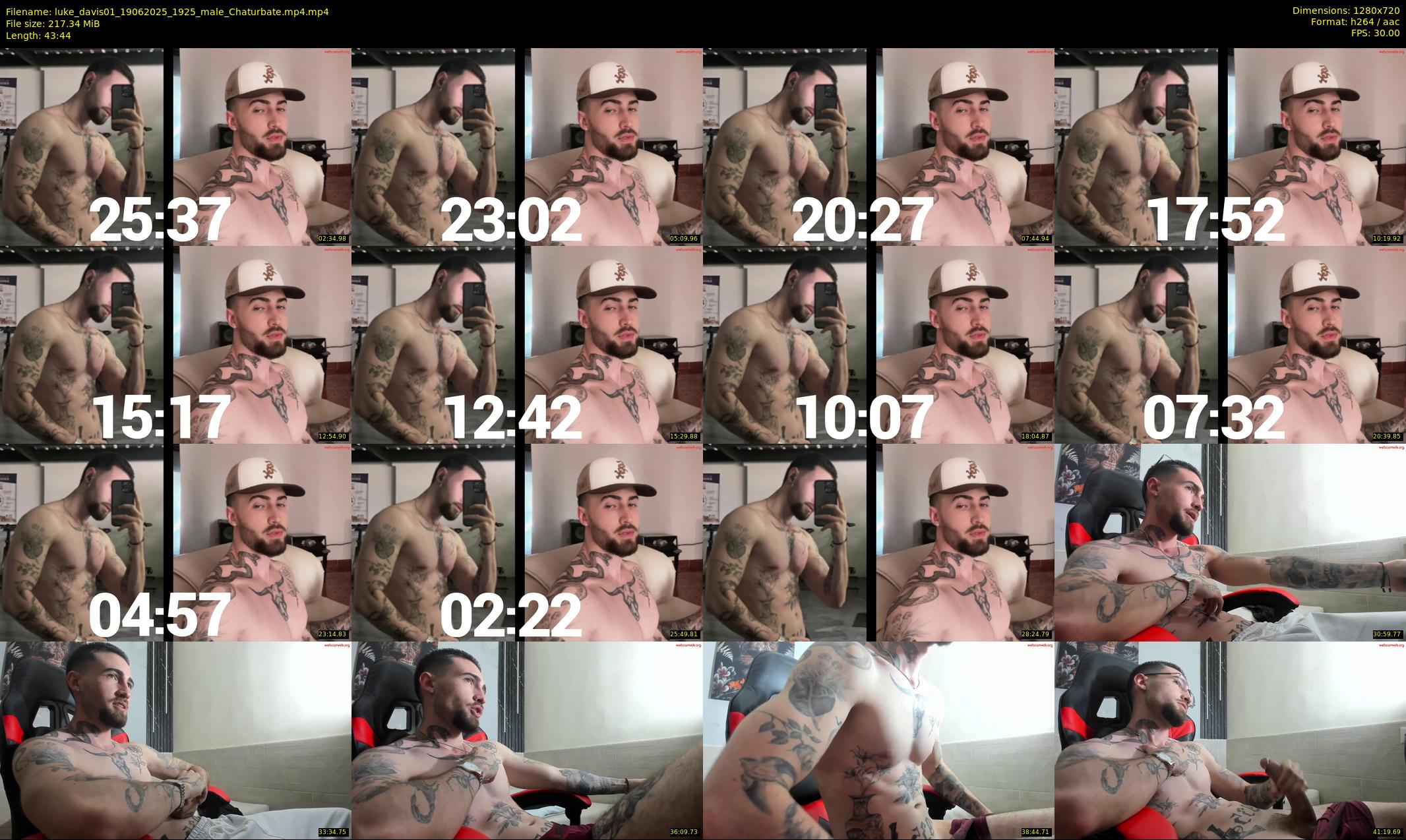 luke_davis01 — 44 minute Chaturbate male cam show recording, 720p, Jun 19, 2025