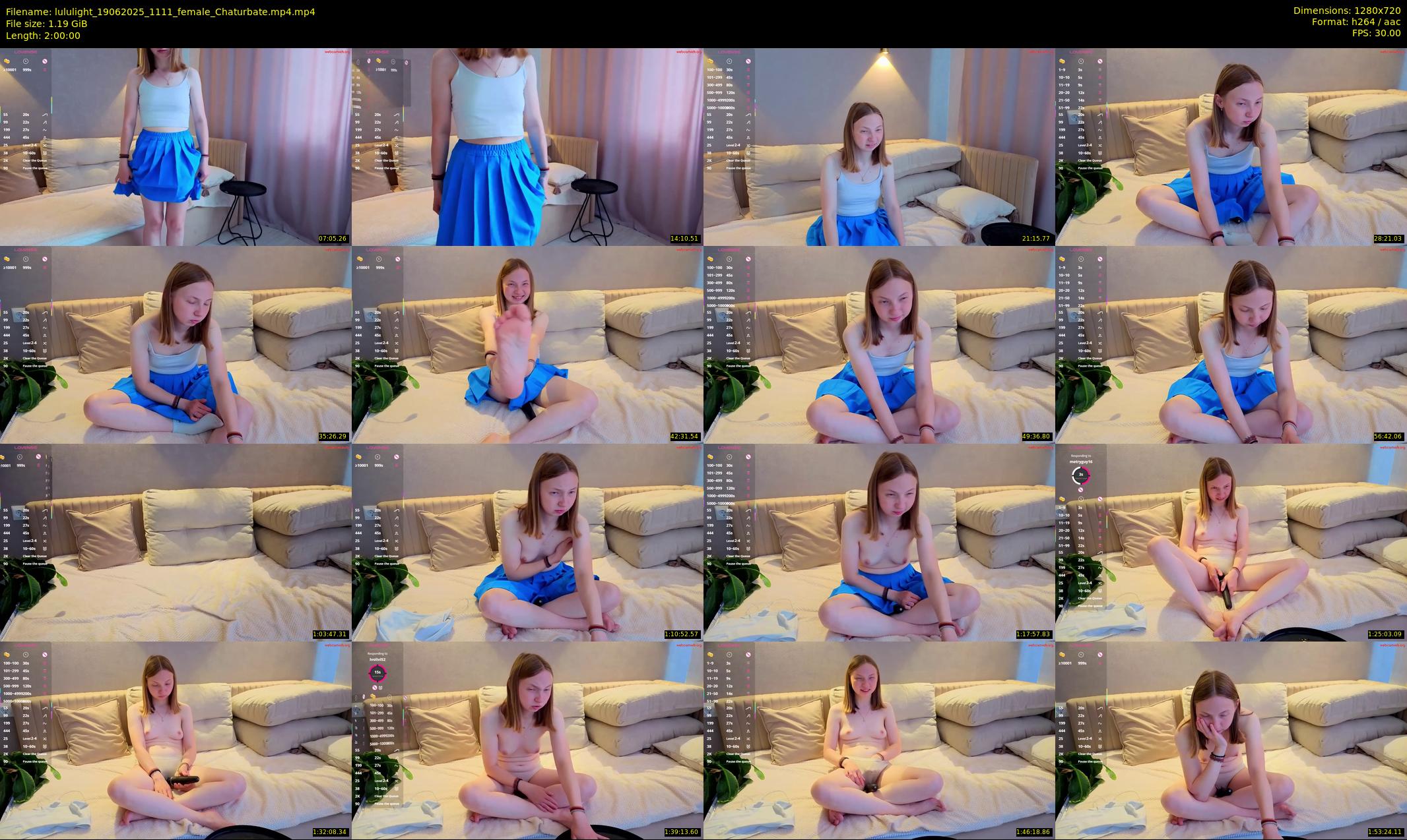 lululight — 120 minute Chaturbate female cam show recording, 720p, Jun 19, 2025