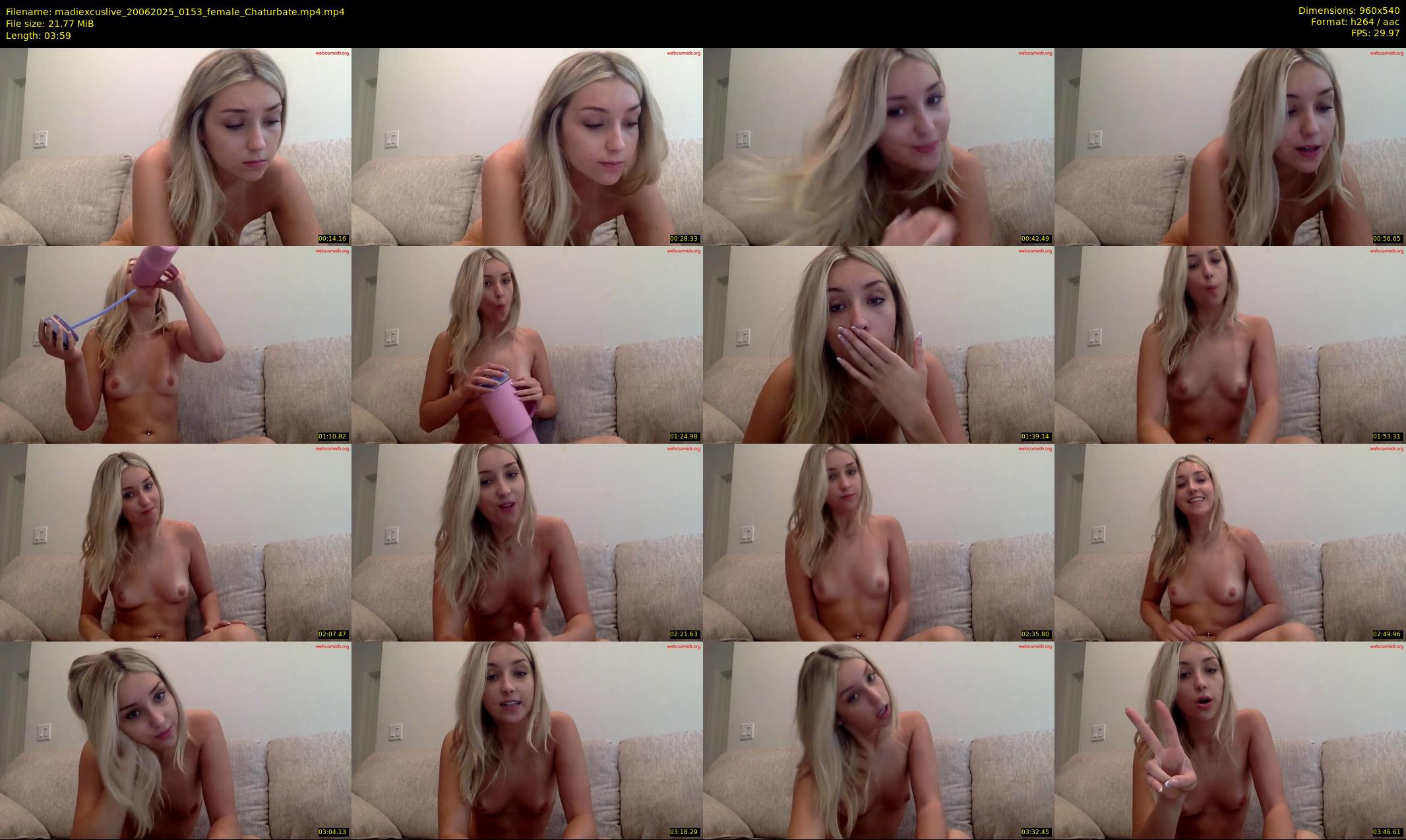 madiexcuslive — 4 minute Chaturbate female cam show recording, 480p, Jun 20, 2025