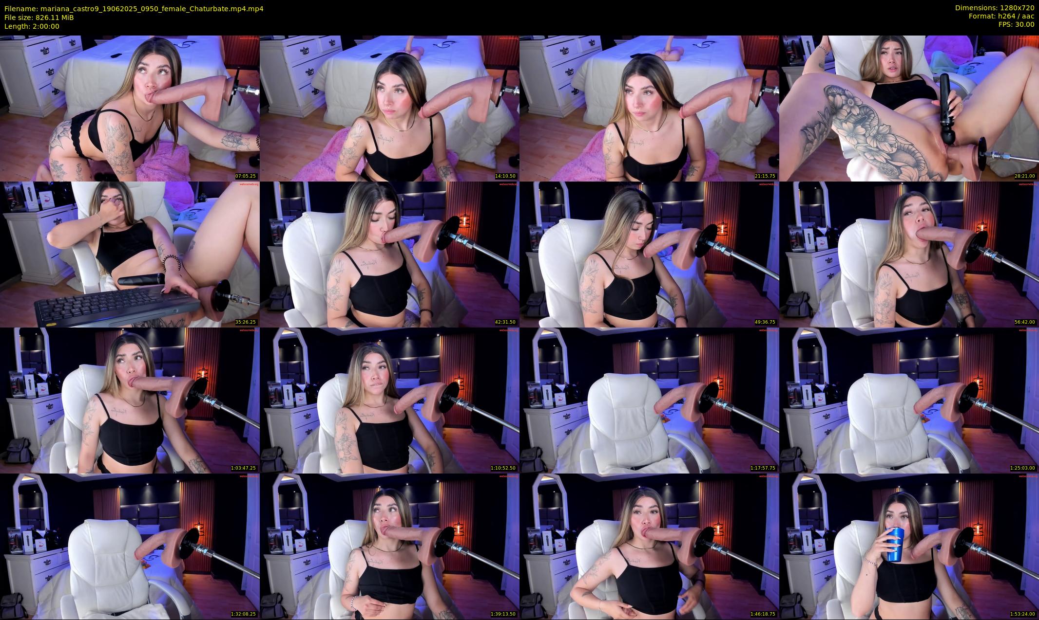 mariana_castro9 — 120 minute Chaturbate female cam show recording, 720p, Jun 19, 2025