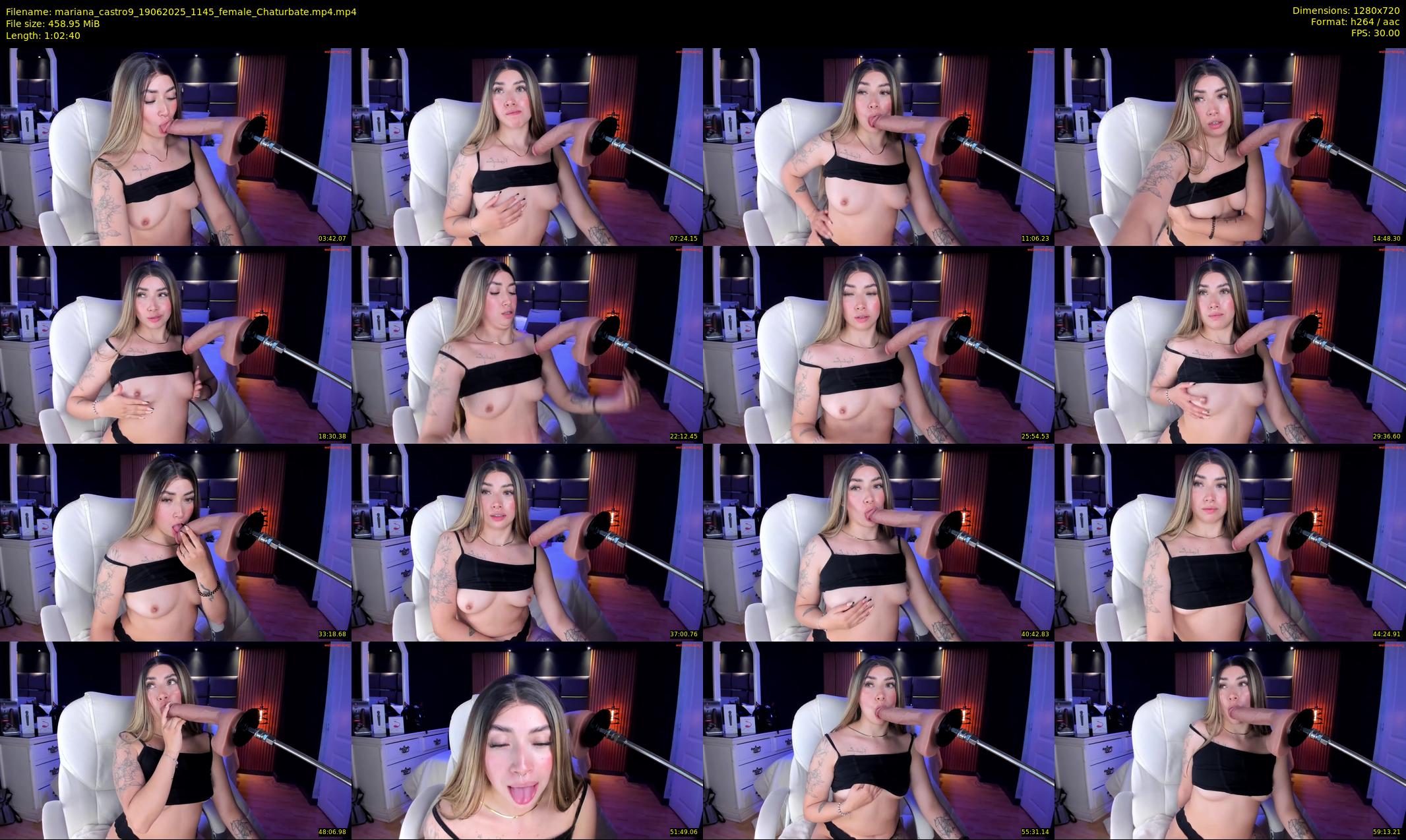 mariana_castro9 — 63 minute Chaturbate female cam show recording, 720p, Jun 19, 2025