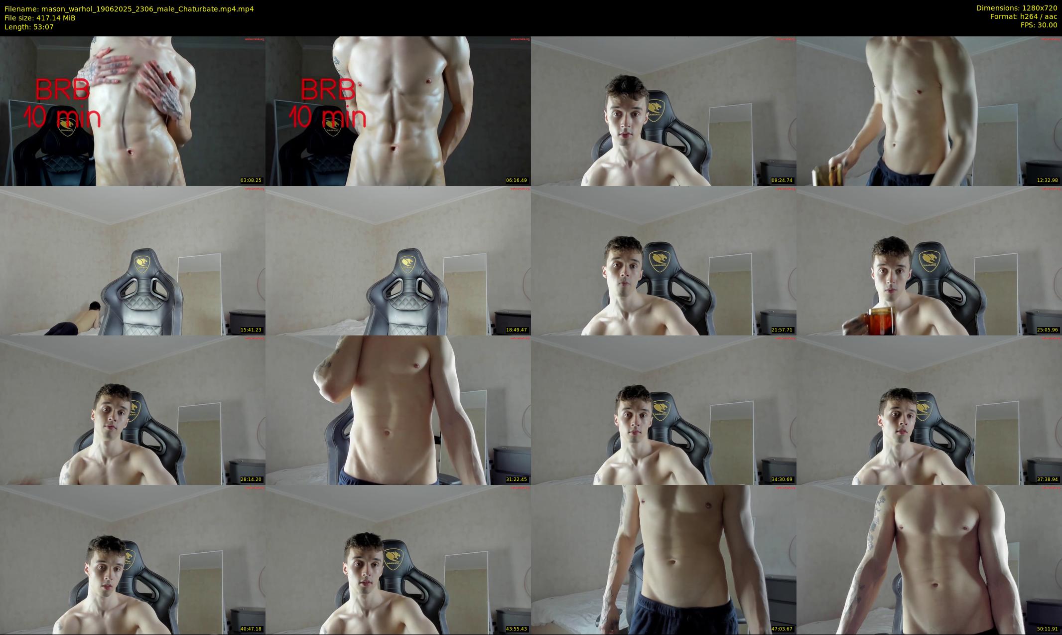 mason_warhol — 54 minute Chaturbate male cam show recording, 720p, Jun 19, 2025