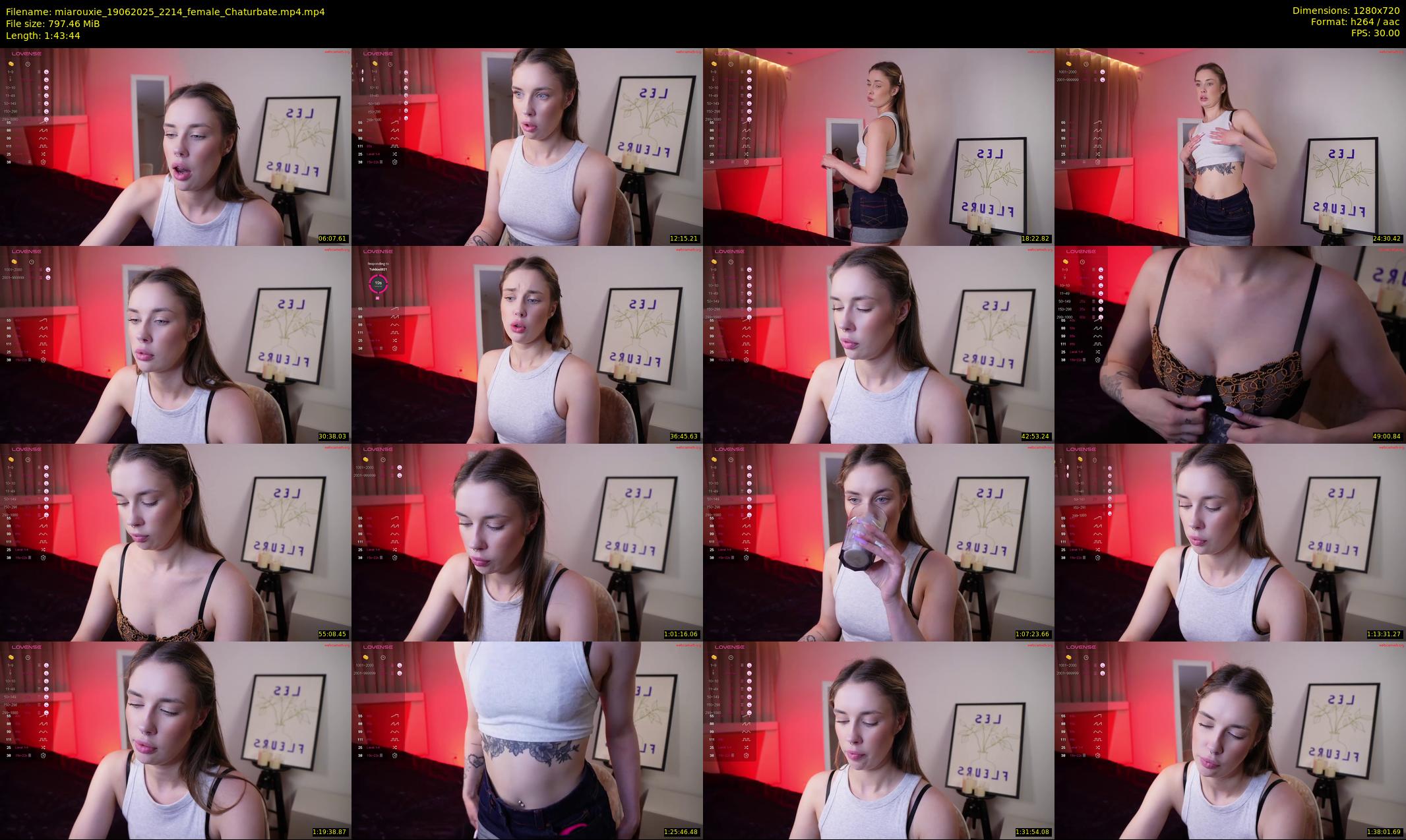 miarouxie — 104 minute Chaturbate female cam show recording, 720p, Jun 19, 2025