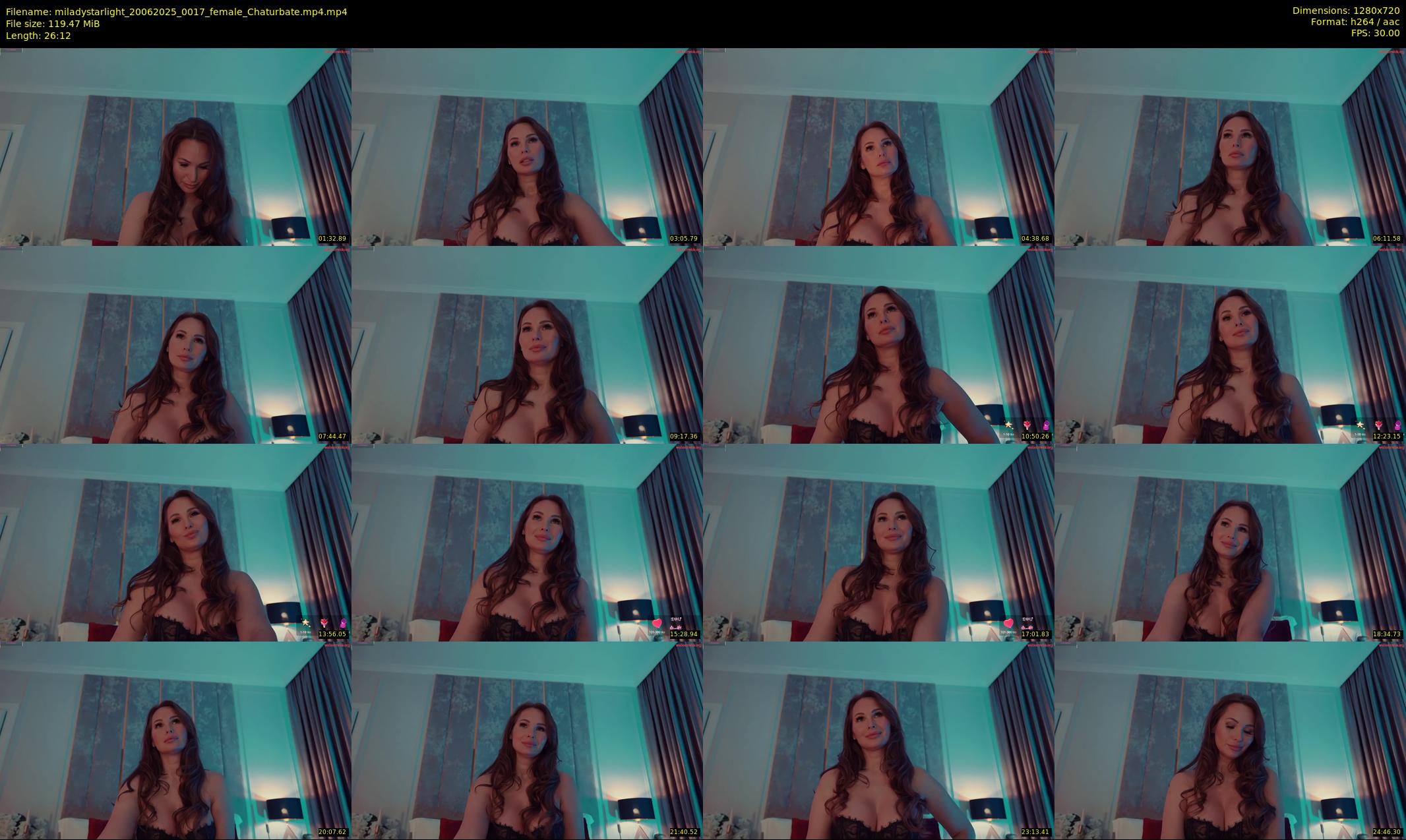 miladystarlight — 27 minute Chaturbate female cam show recording, 720p, Jun 20, 2025
