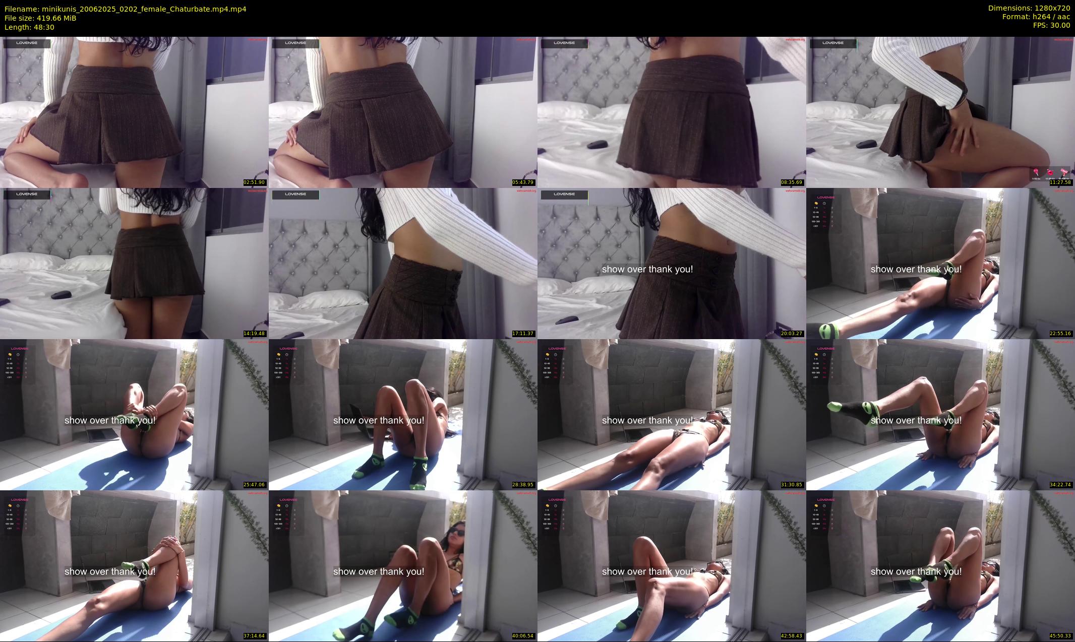 minikunis — 49 minute Chaturbate couple cam show recording, 720p, Jun 20, 2025