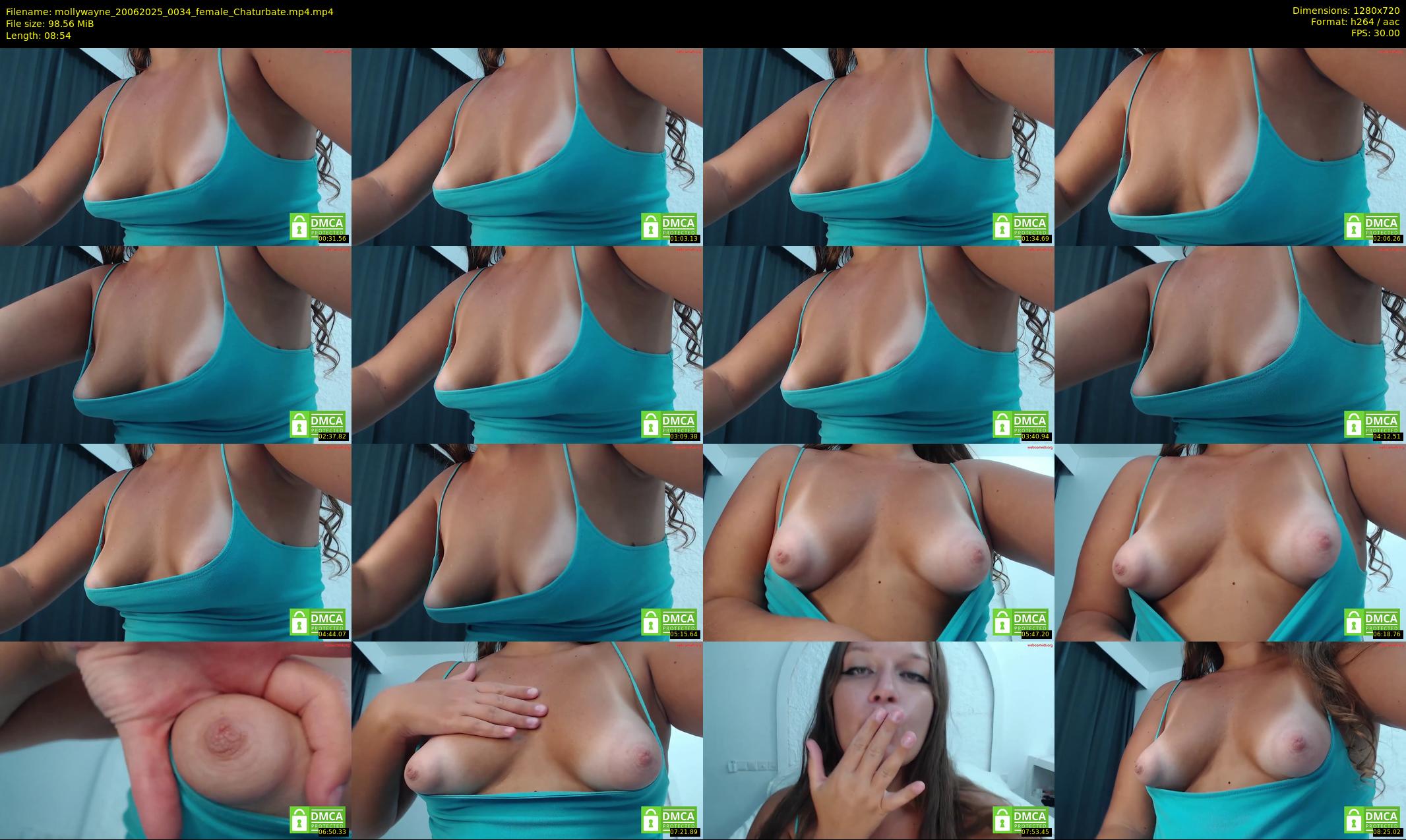 mollywayne — 9 minute Chaturbate female cam show recording, 720p, Jun 20, 2025