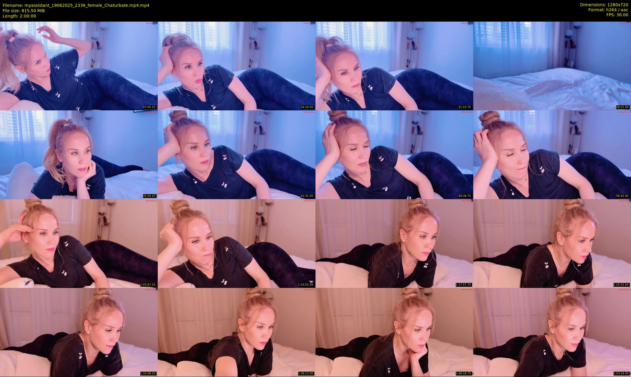 myassistant — 120 minute Chaturbate female cam show recording, 720p, Jun 19, 2025