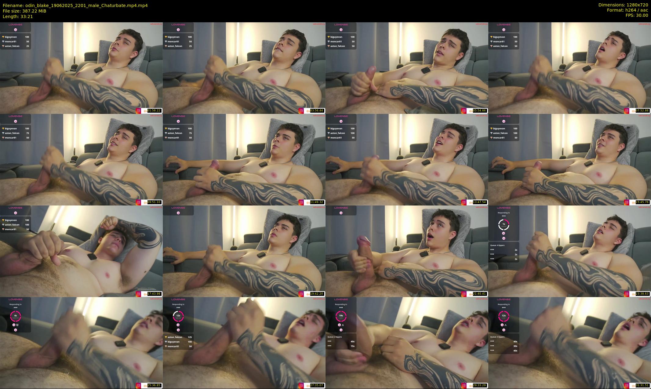 odin_blake — 34 minute Chaturbate male cam show recording, 720p, Jun 19, 2025