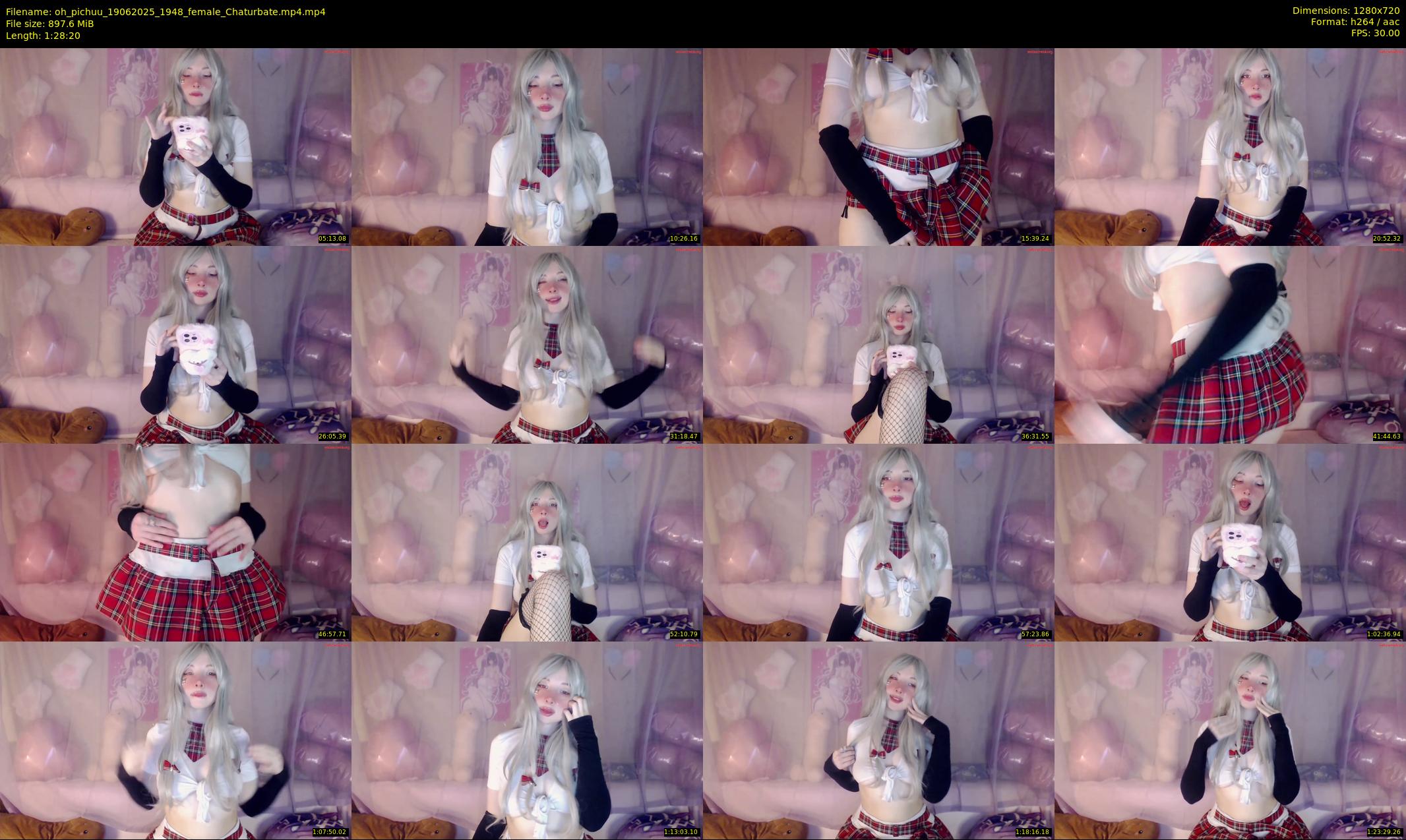 oh_pichuu — 89 minute Chaturbate female cam show recording, 720p, Jun 19, 2025