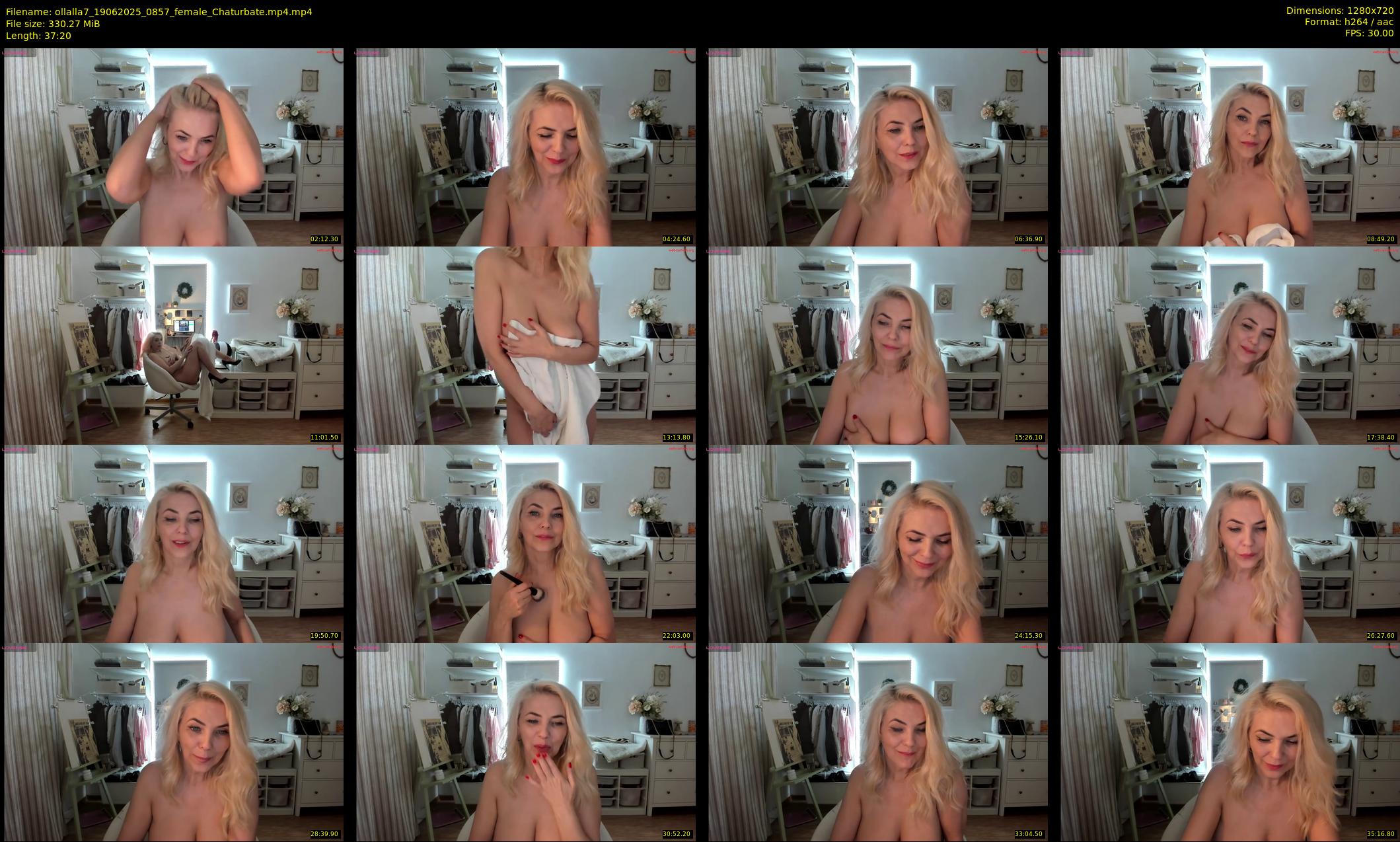 ollalla7 — 38 minute Chaturbate female cam show recording, 720p, Jun 19, 2025
