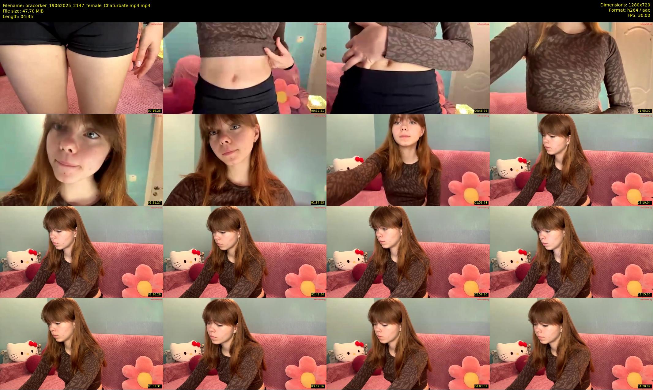 oracorker — 5 minute Chaturbate female cam show recording, 720p, Jun 19, 2025