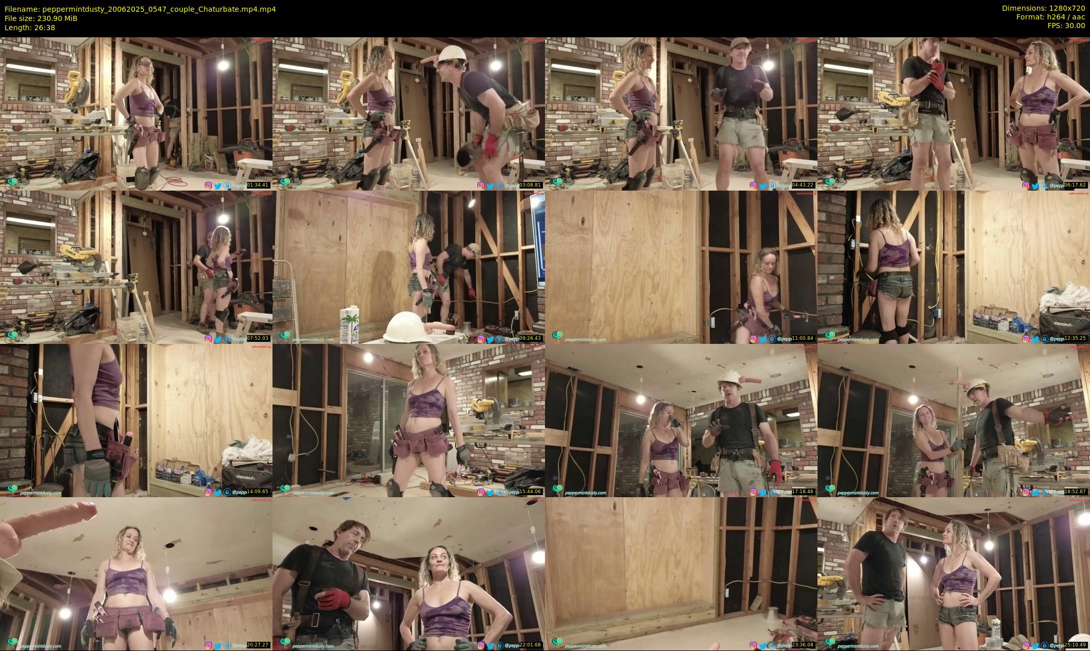 peppermintdusty — 27 minute Chaturbate couple cam show recording, 720p, Jun 20, 2025