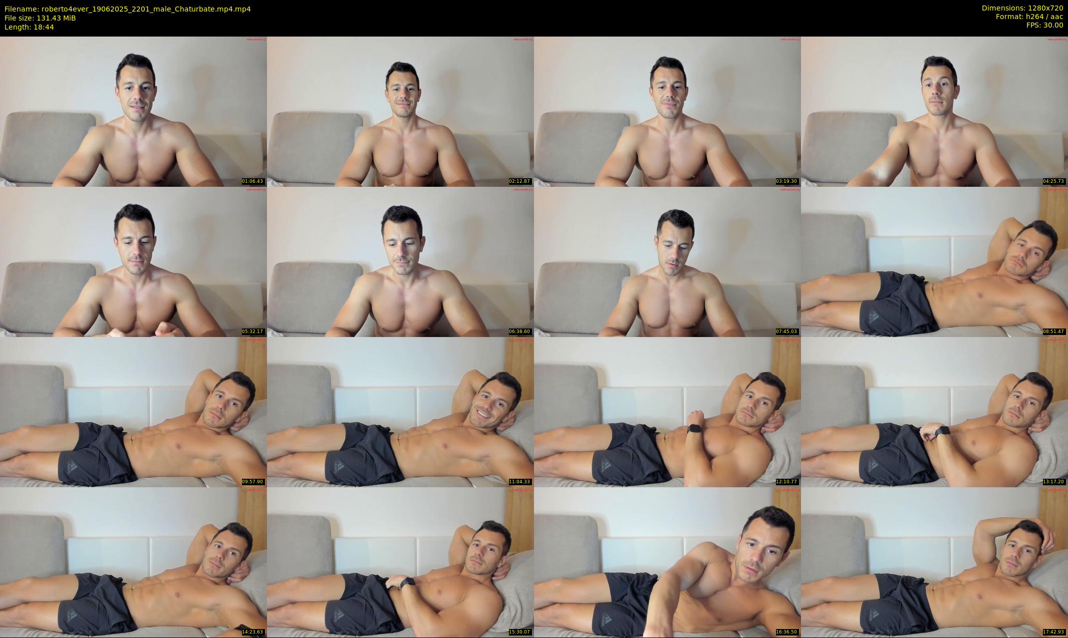 roberto4ever — 19 minute Chaturbate male cam show recording, 720p, Jun 19, 2025