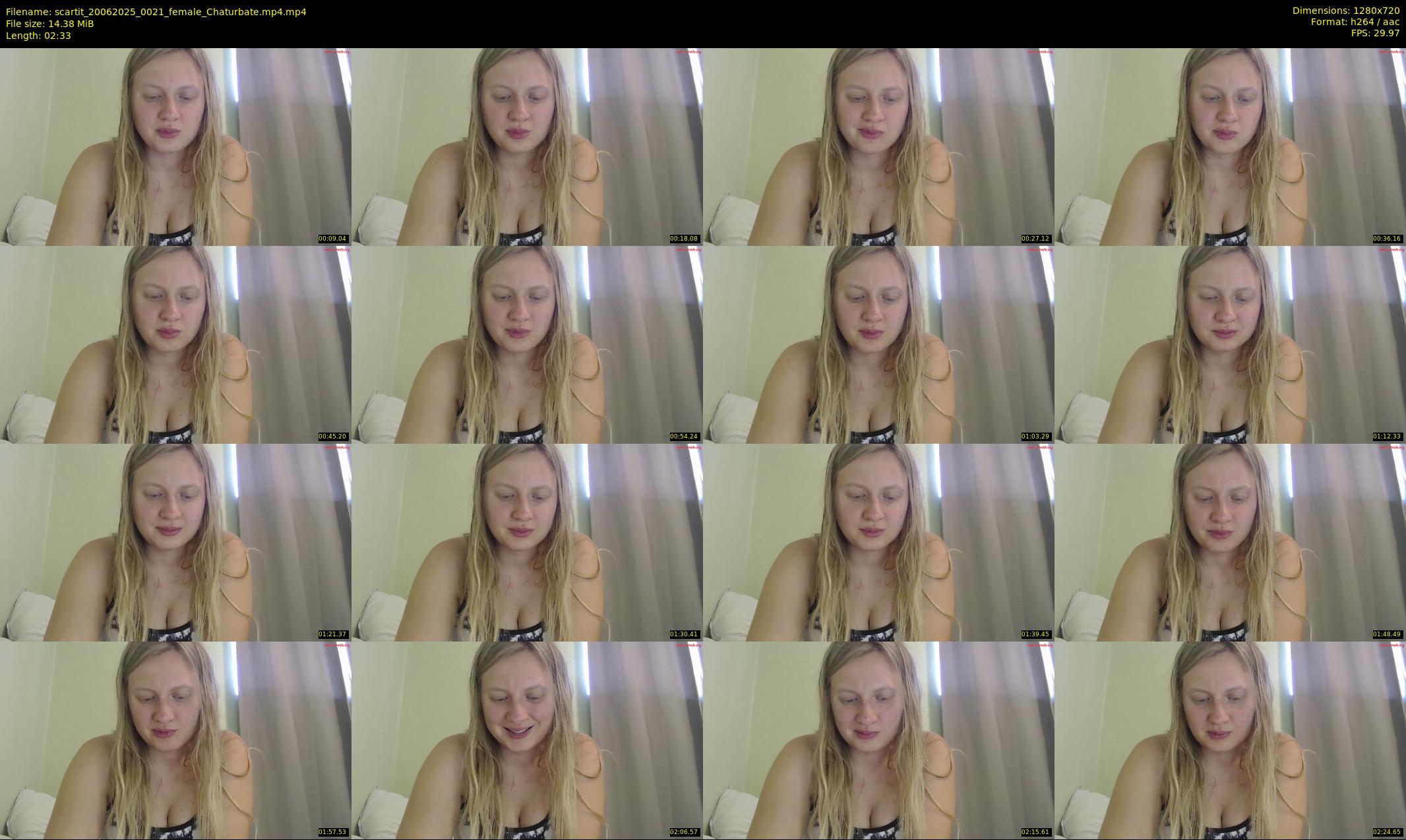 scartit — 3 minute Chaturbate female cam show recording, 720p, Jun 20, 2025