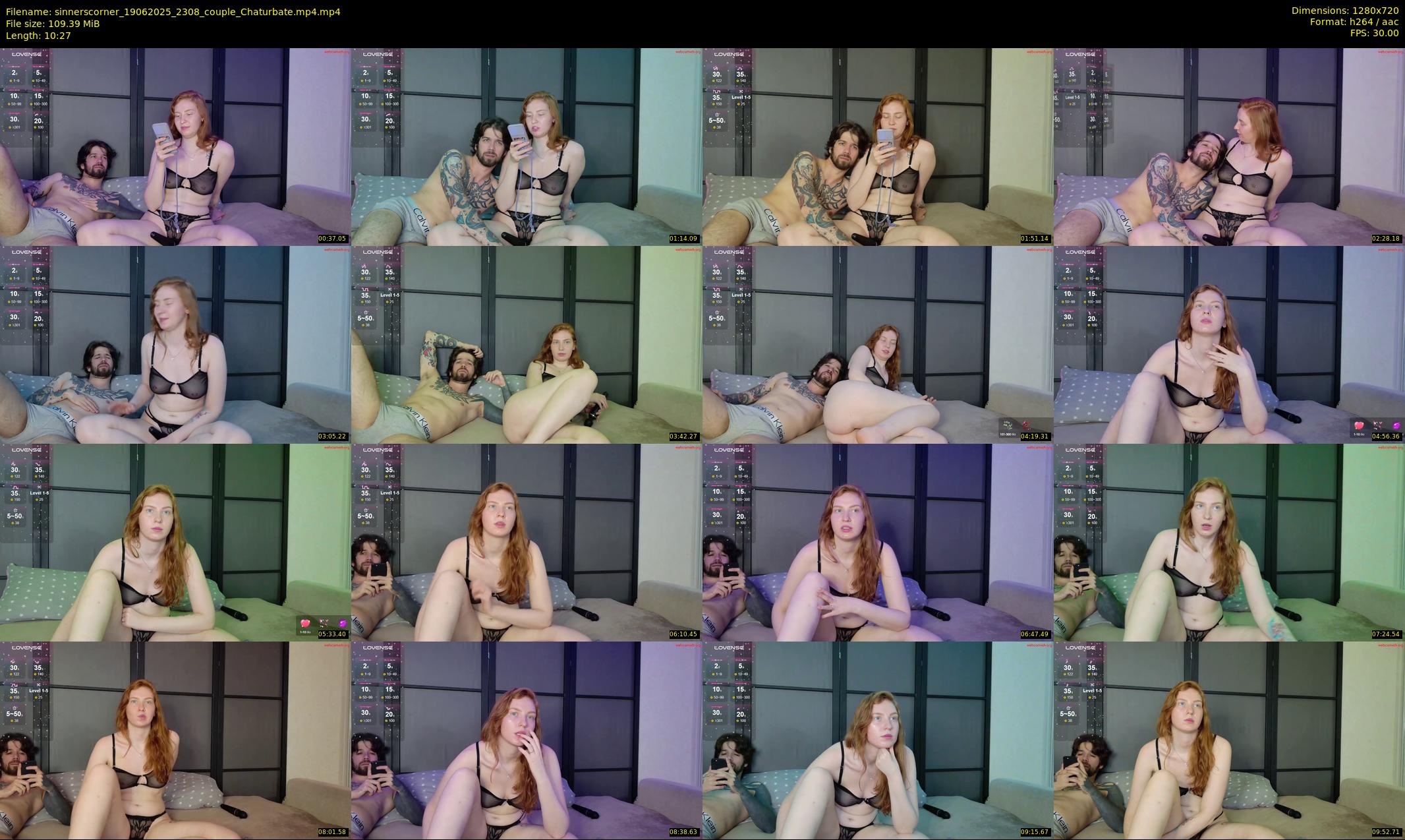 sinnerscorner — 11 minute Chaturbate couple cam show recording, 720p, Jun 19, 2025