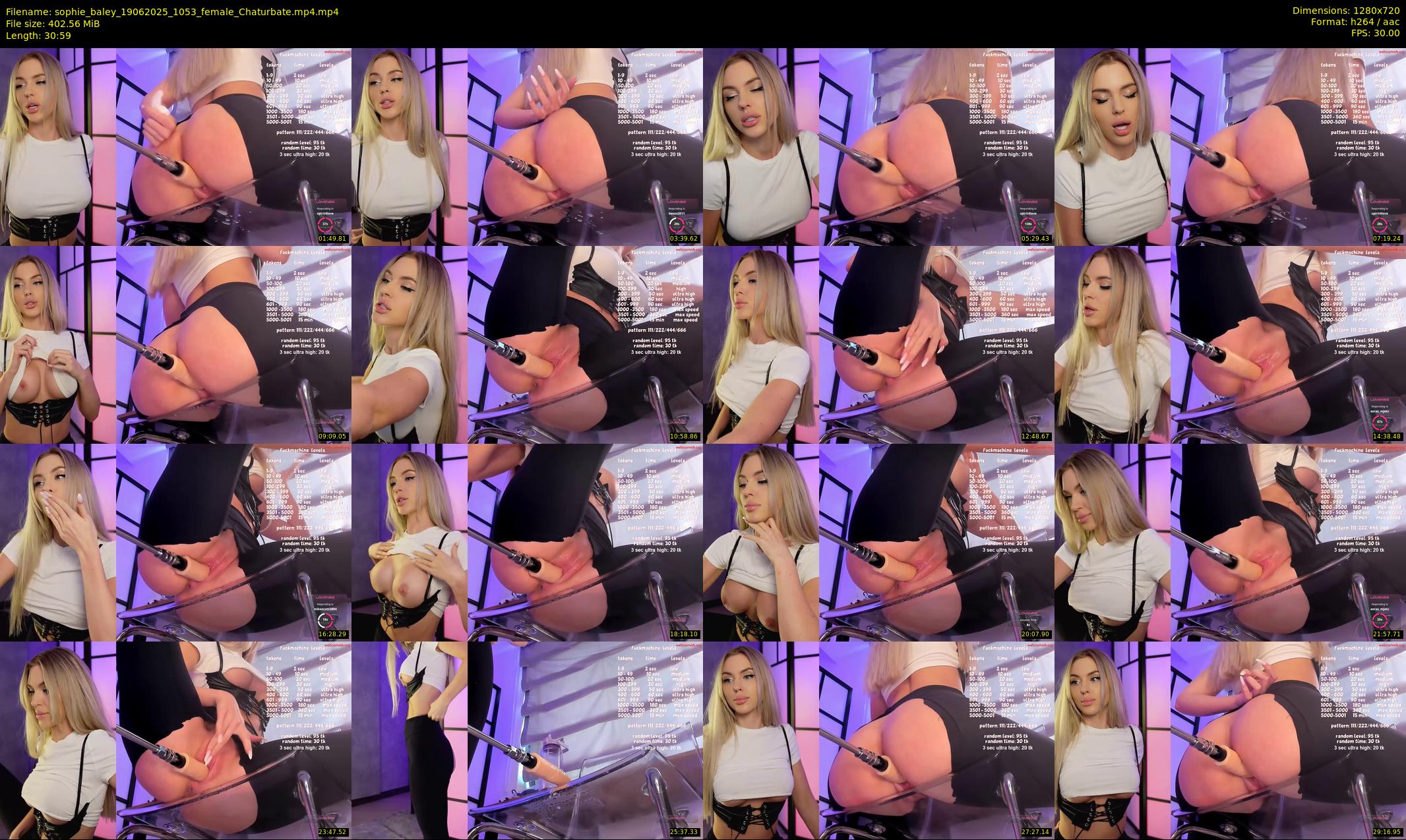 sophie_baley — 31 minute Chaturbate female cam show recording, 720p, Jun 19, 2025