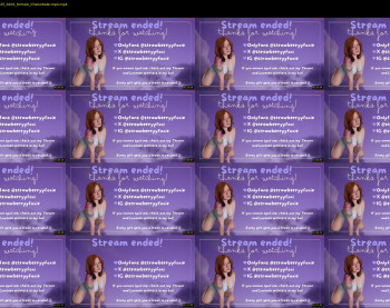 strawberryyfoxie — 3 minute Chaturbate female cam show recording, 720p, Jun 20, 2025